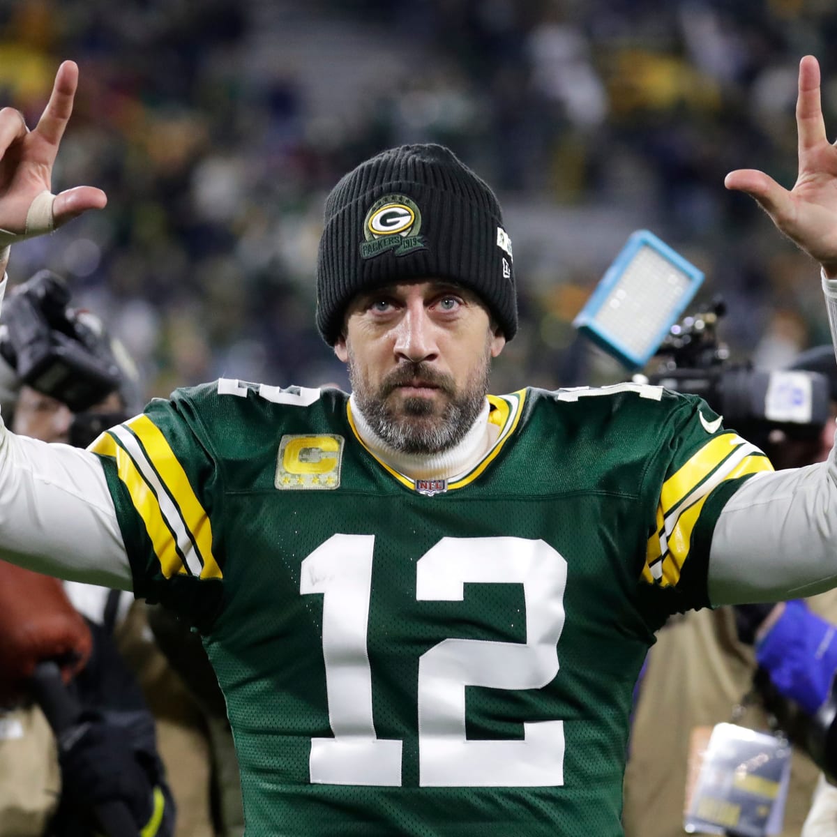 This is a surreal day for me': Aaron Rodgers introduced as New York Jets  quarterback - KESQ