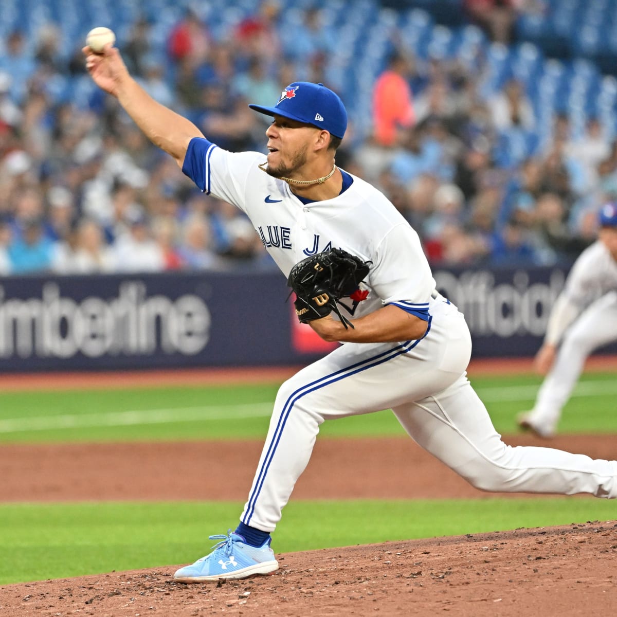 Blue Jays Pitcher Leaves Rehab Appearance After Being Hit in Head by  Catcher's Throw - Sports Illustrated