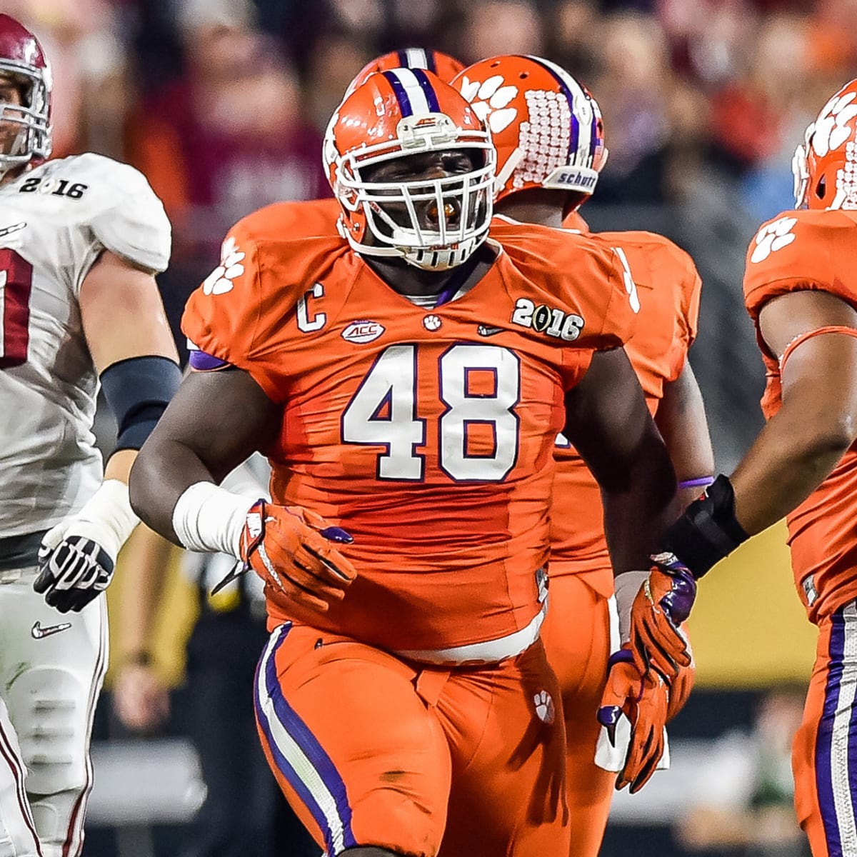 Former Clemson Football star DJ Reader Throws out First Pitch at Reds Game  - Sports Illustrated Clemson Tigers News, Analysis and More