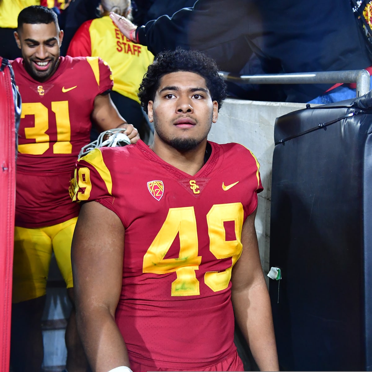 USC linebacker Tuli Tuipulotu, selected in the second round of the