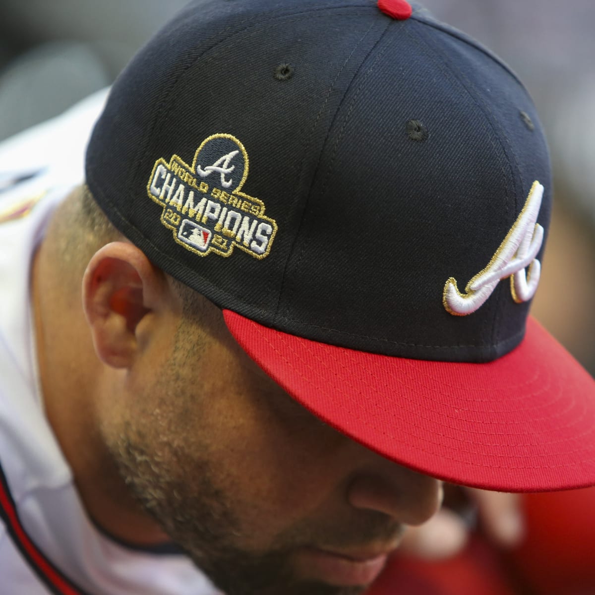 Atlanta Braves World Series hat what does it look like