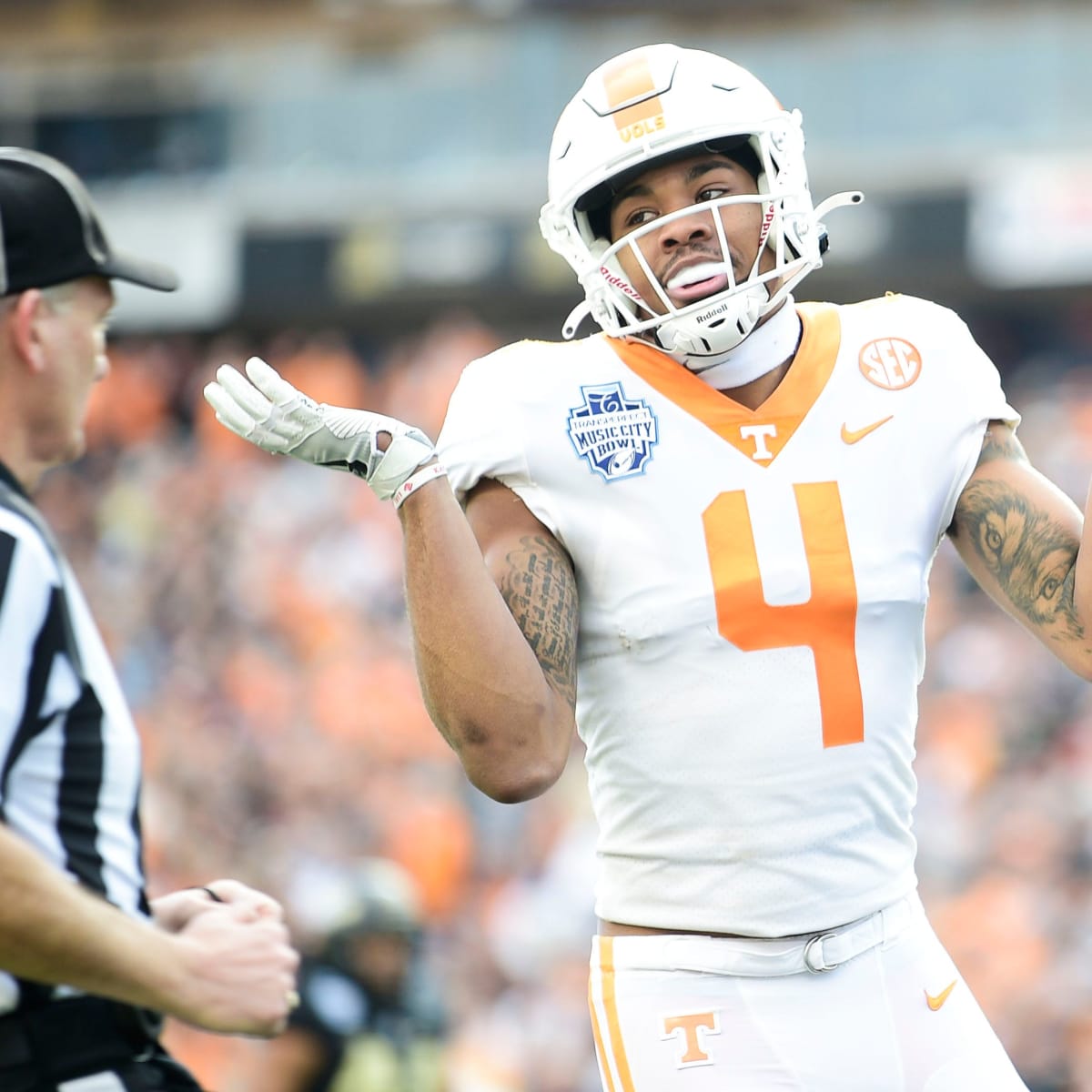 On3 on X: The Cleveland Browns select Tennessee WR Cedric Tillman