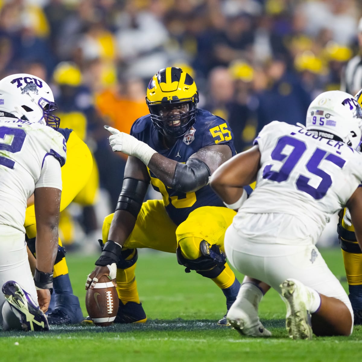 BREAKING: The Seattle Seahawks have selected Michigan center Olusegun  Oluwatimi with the 154th overall pick in the 2023 NFL Draft! #ProBlue…