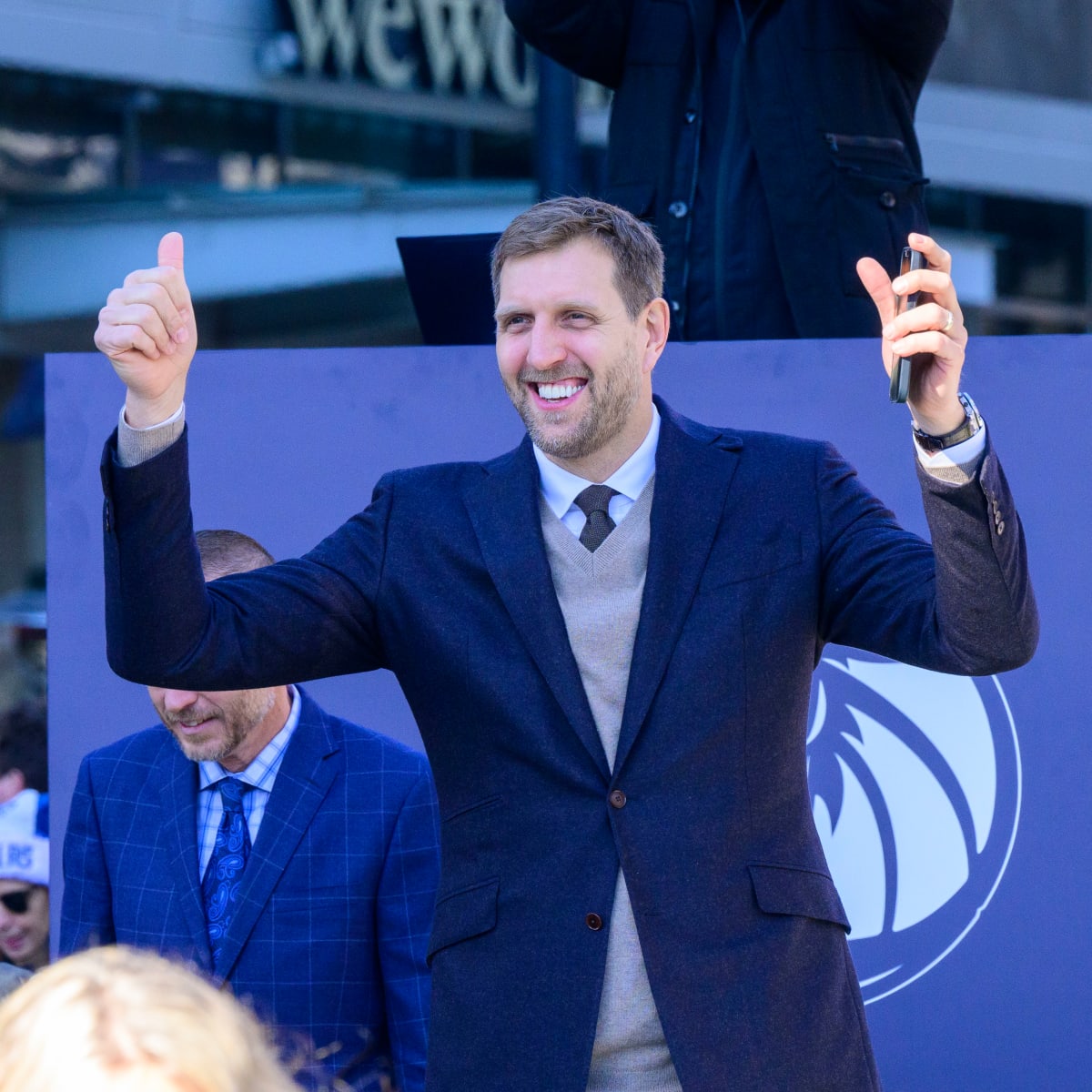 Luka Doncic And Dirk Nowitzki Were Spotted At The Dallas Cowboys Vs. New  York Giants Game - Fadeaway World