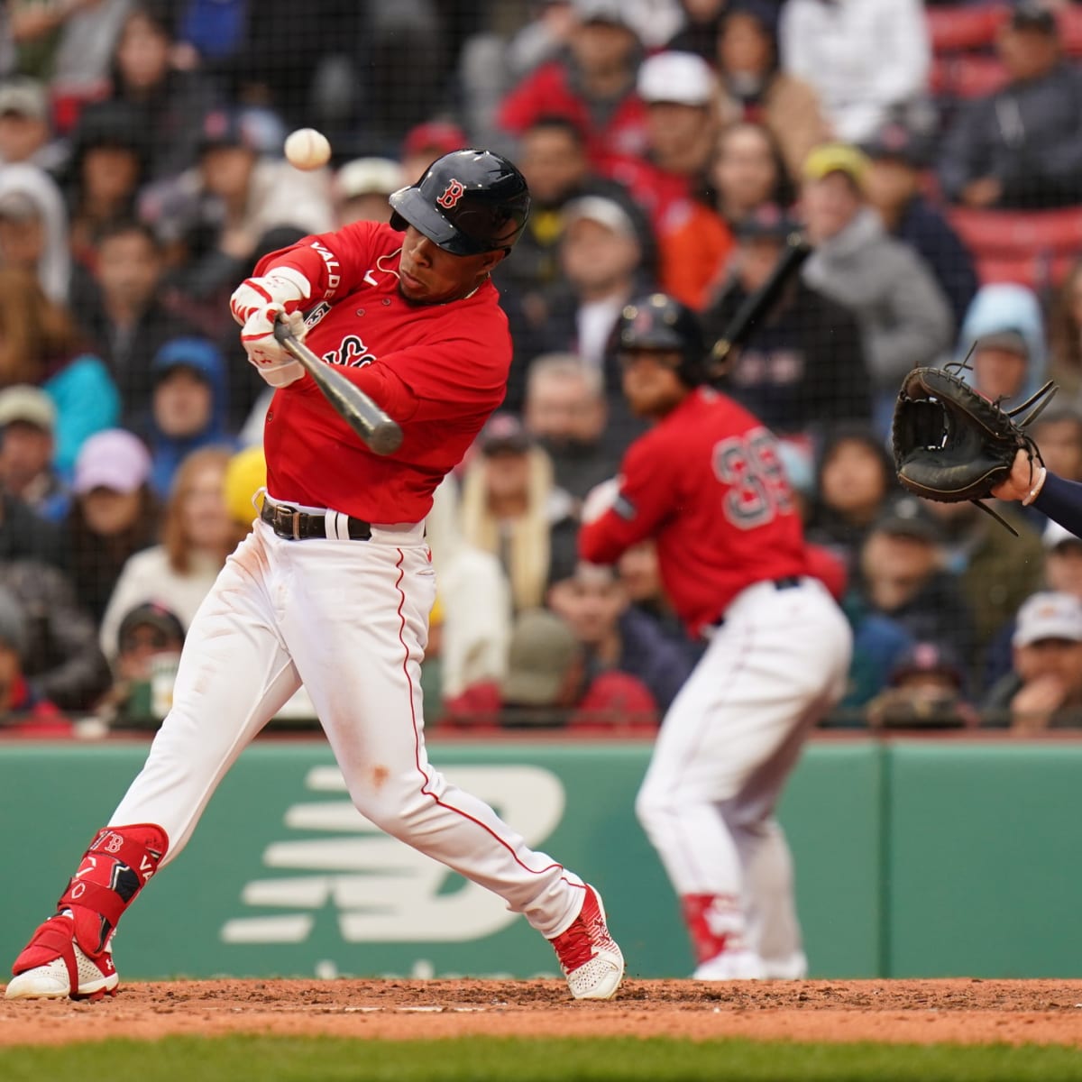 Christian Vazquez Game Used Broken Baseball Bat Red Sox