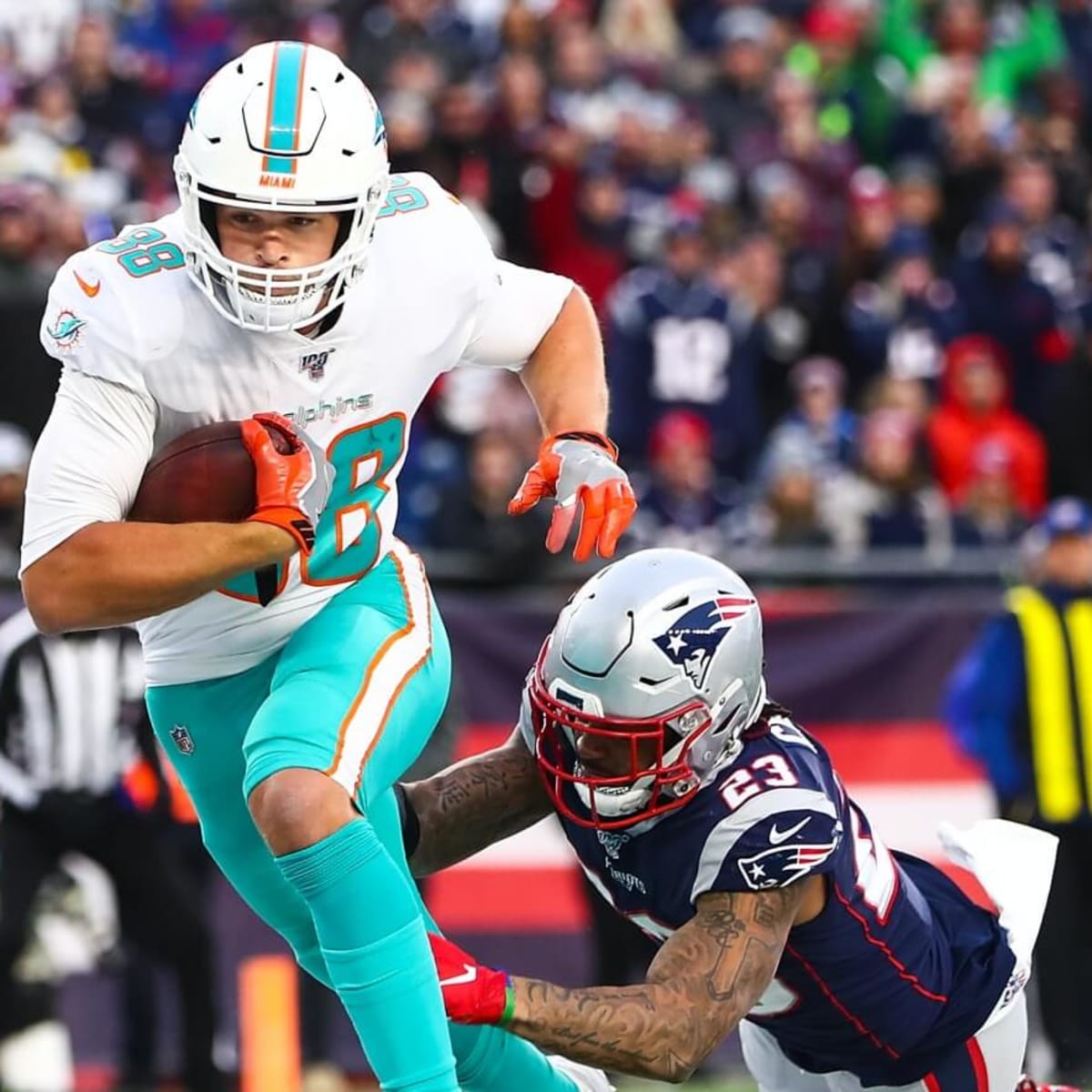NFL free agency: Patriots sign ex-Dolphins TE Mike Gesicki - Pats