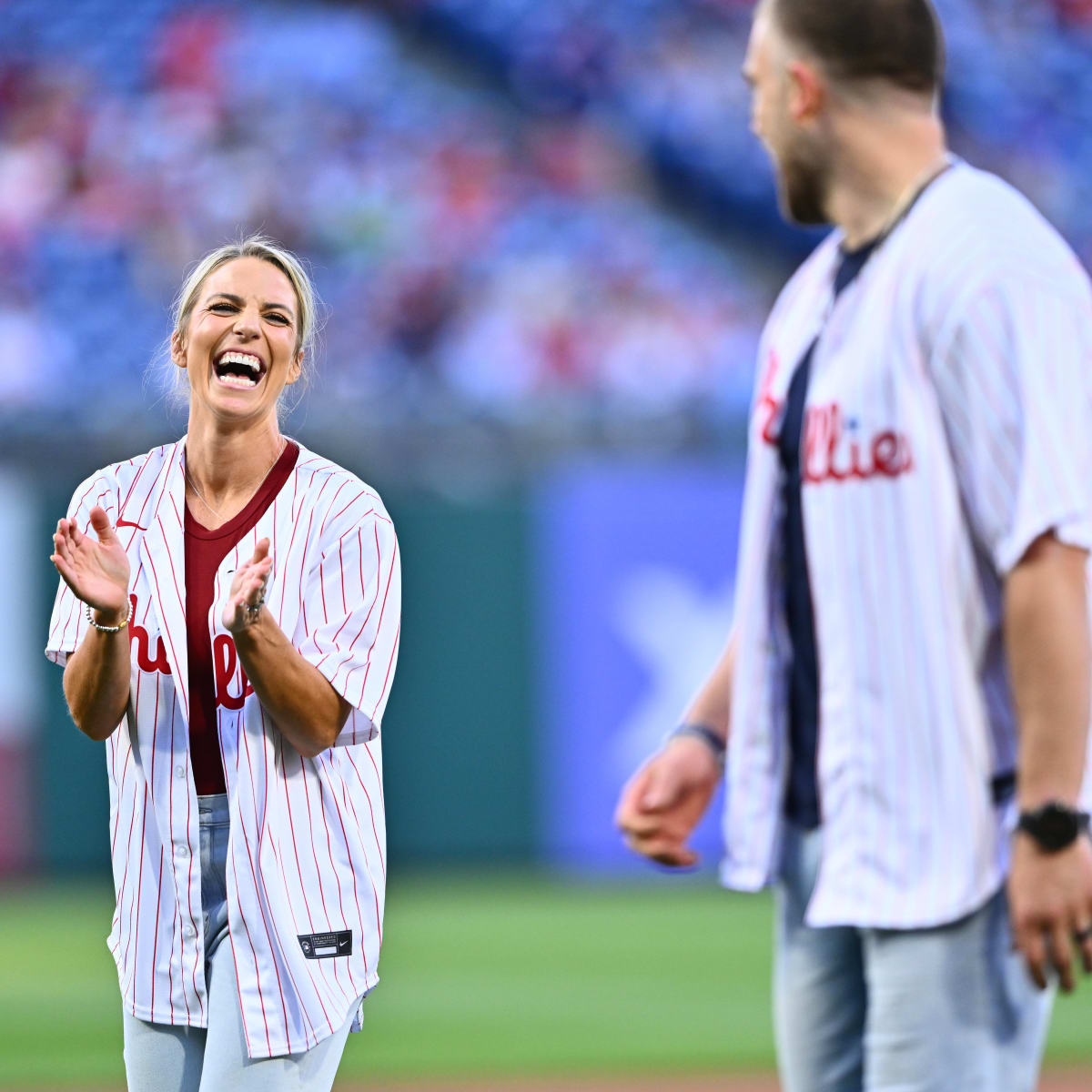 DVIDS - Images - Waldhauser throws first pitch for Padres [Image 4