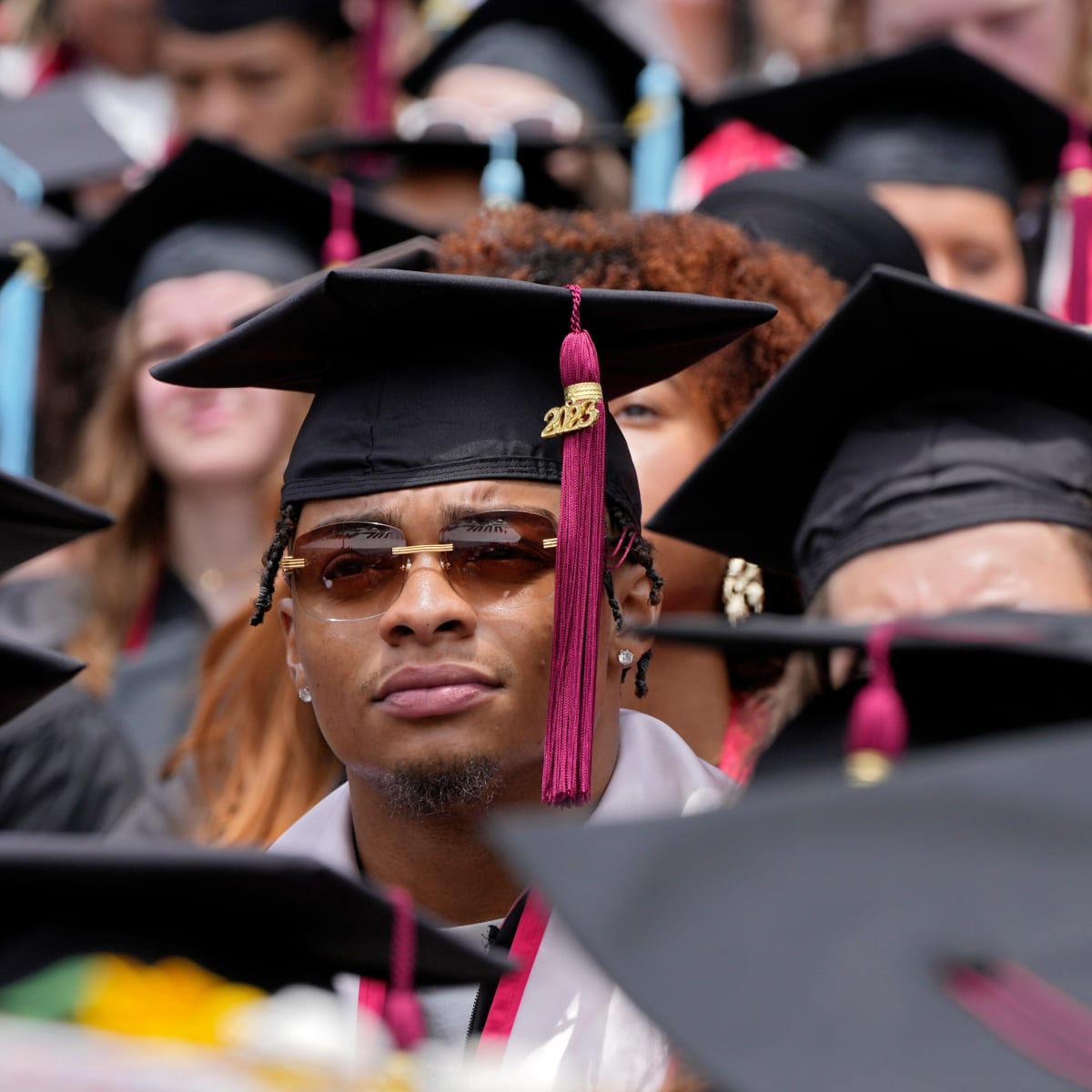 Bears QB Justin Fields graduates from Ohio State