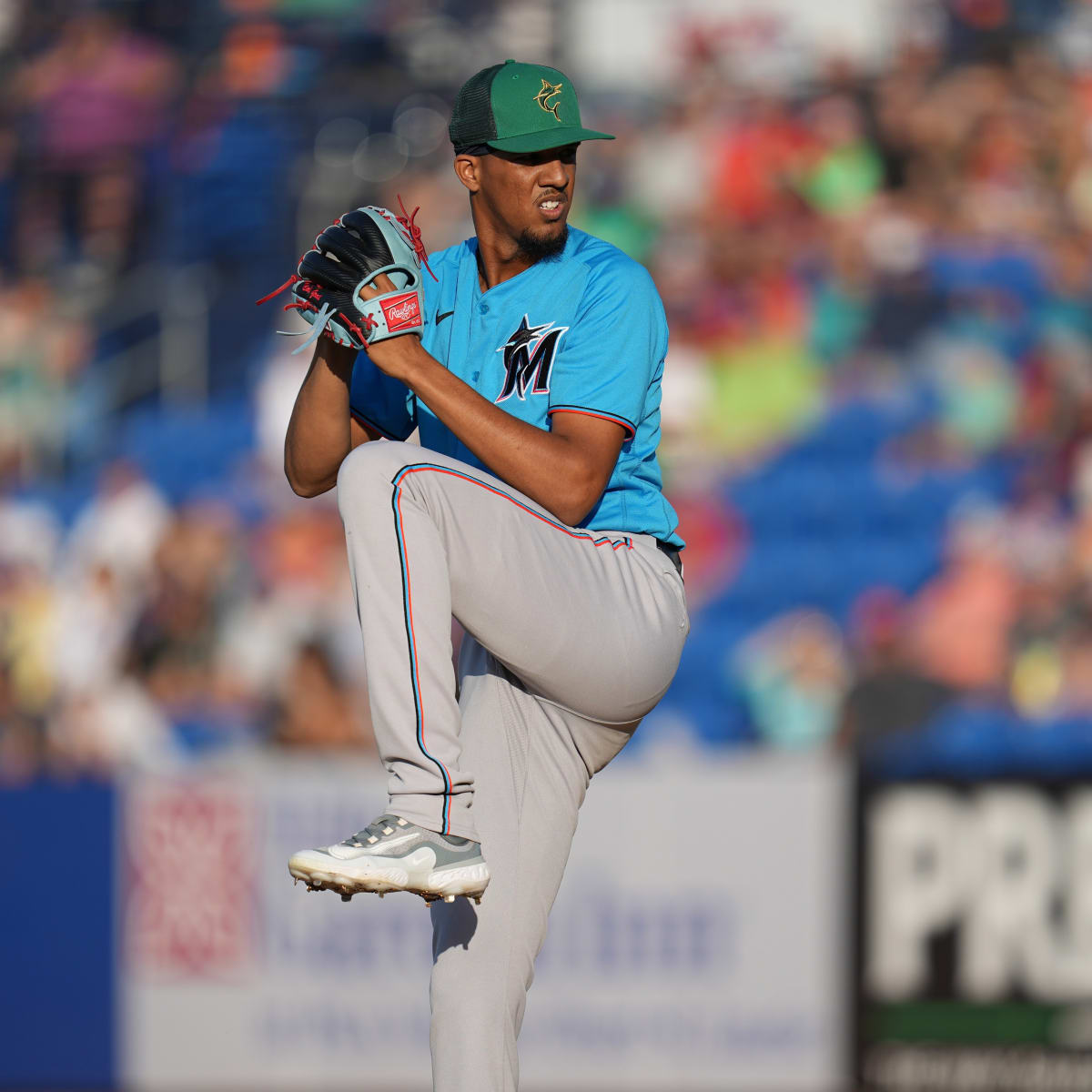 Miami Marlins Rookie Eury Perez Makes Baseball History with Great Start on  Thursday - Fastball