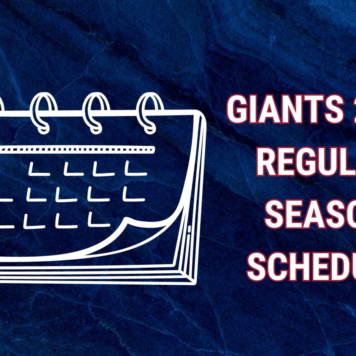 Giants release 2023 schedule, will battle it out against the