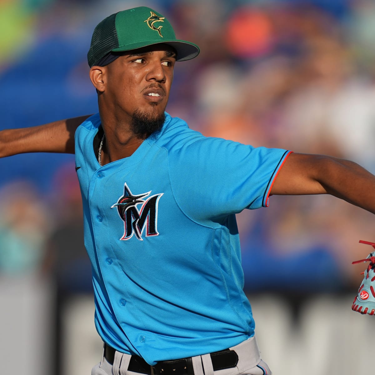 First Look at Uniform For Miami Marlins' Prospect Eury Perez - Fastball