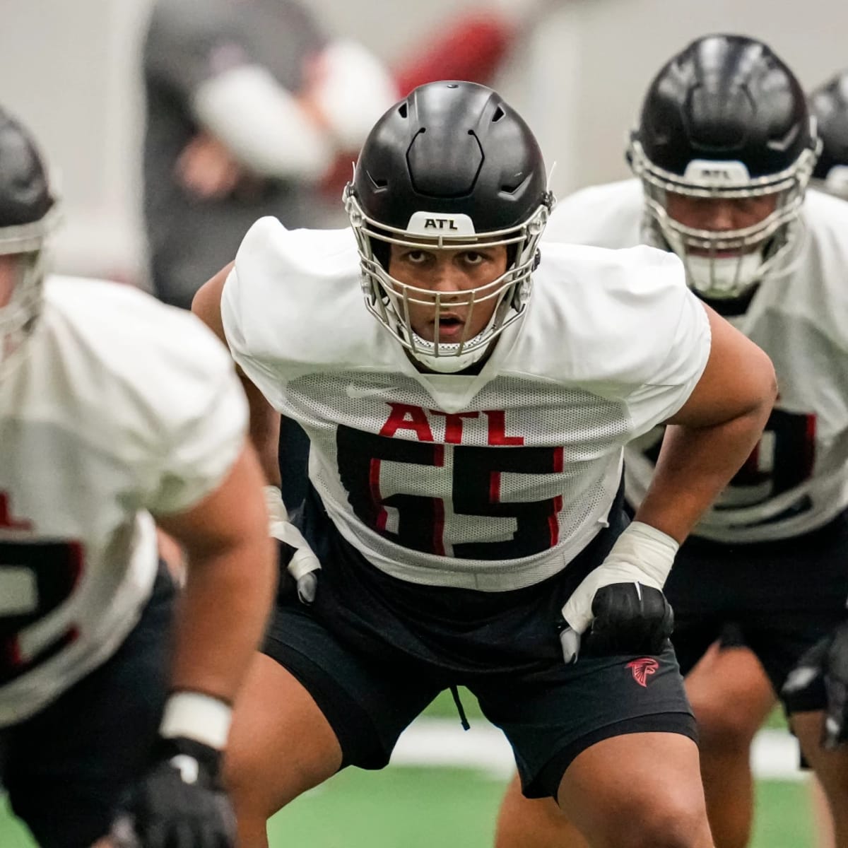 Atlanta Falcons offensive line's continued improvement is key to