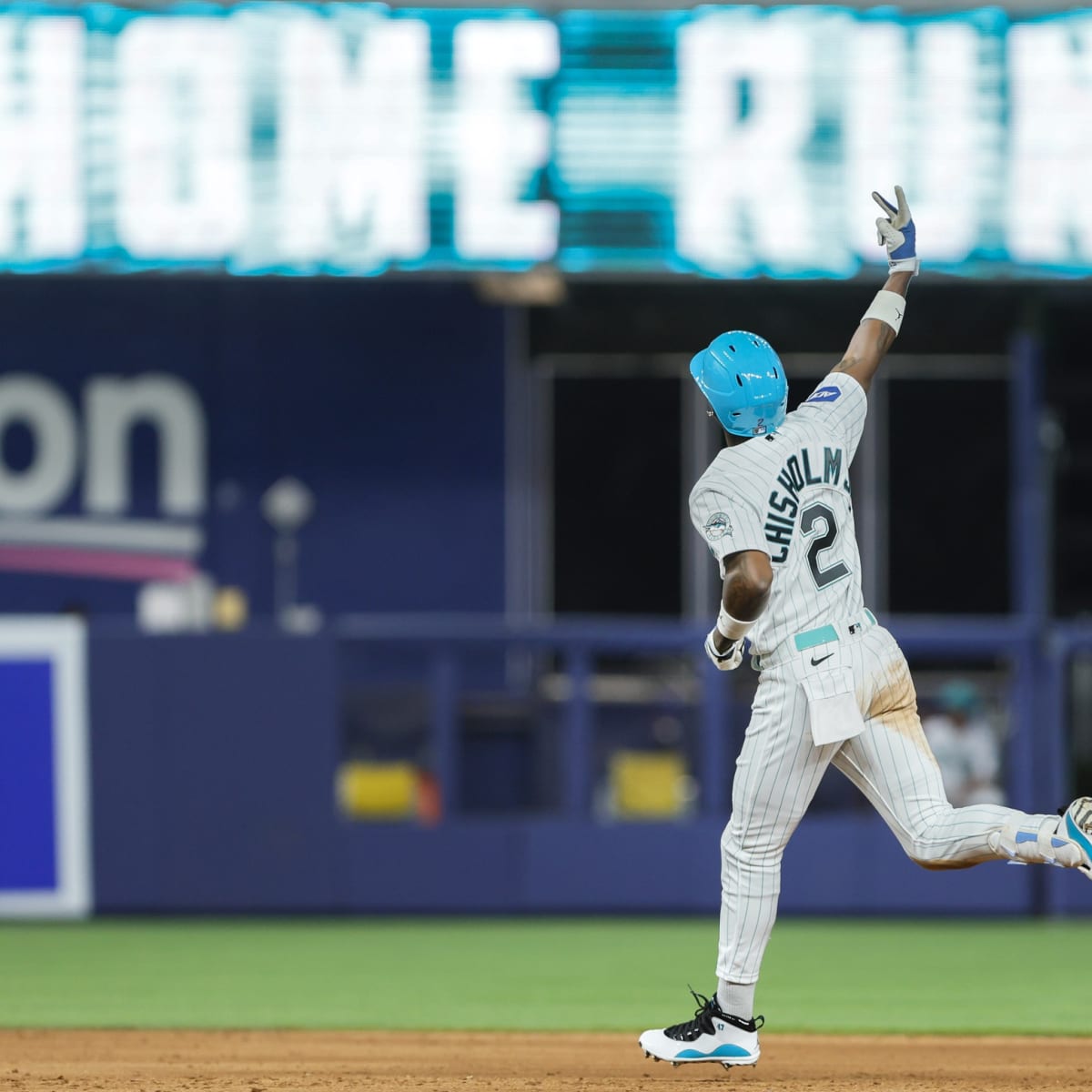 FOX Sports: MLB on X: The Marlins placed Jazz Chisholm Jr. on the IL with  turf toe, per @CraigMish. He exited Saturday's game early following a  collision with the wall.  /