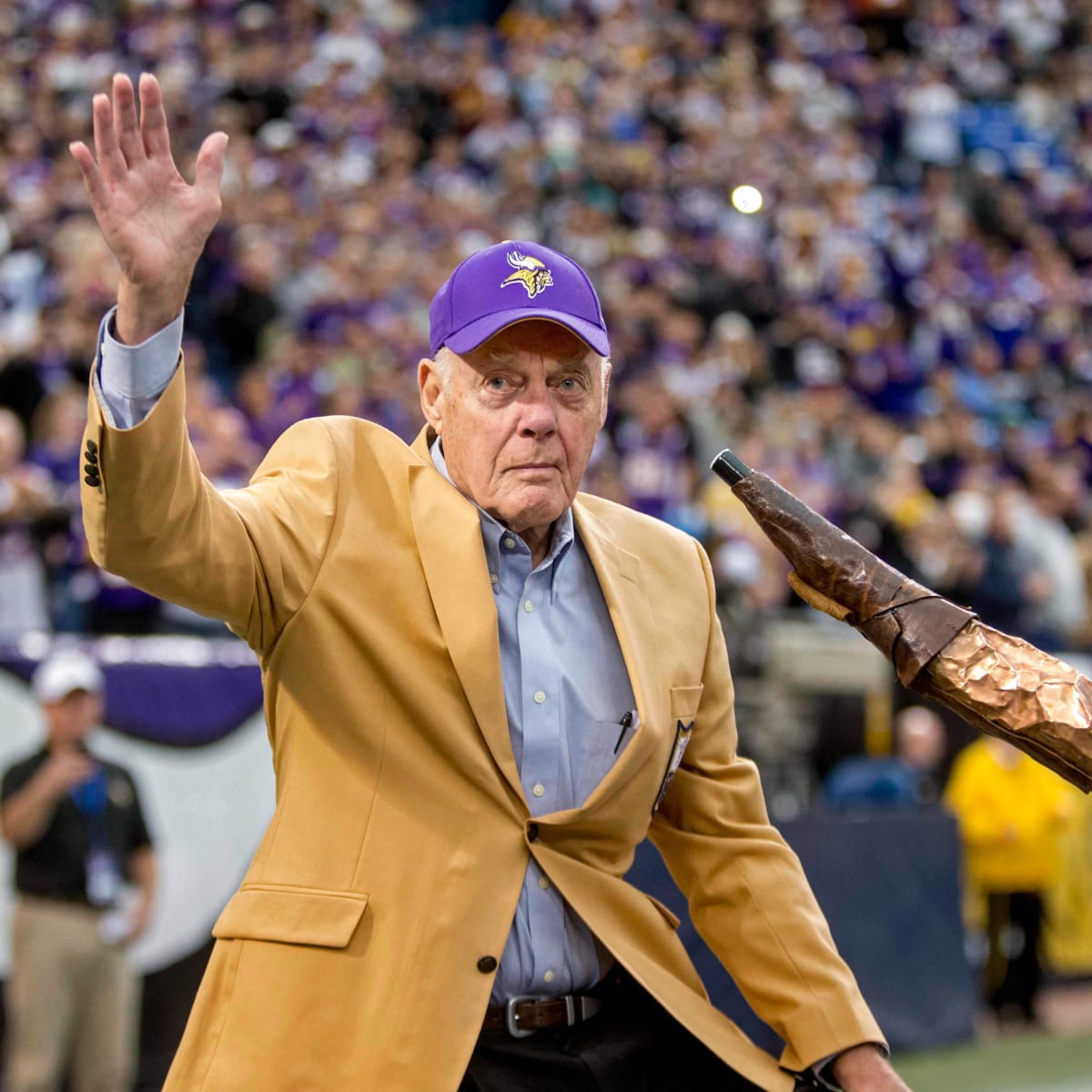 Longtime Fan 'Joe Viking' Celebrates 90th Birthday with Opening of U.S.  Bank Stadium