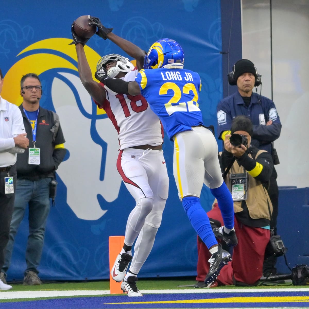 Rams cornerback David Long Jr. first NFL interception, Modern