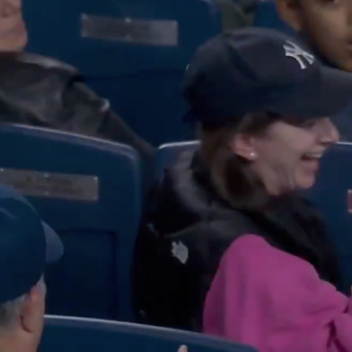 Yankees star Michael King caught throwing 'device' into stands in bizarre  scenes caught on live TV