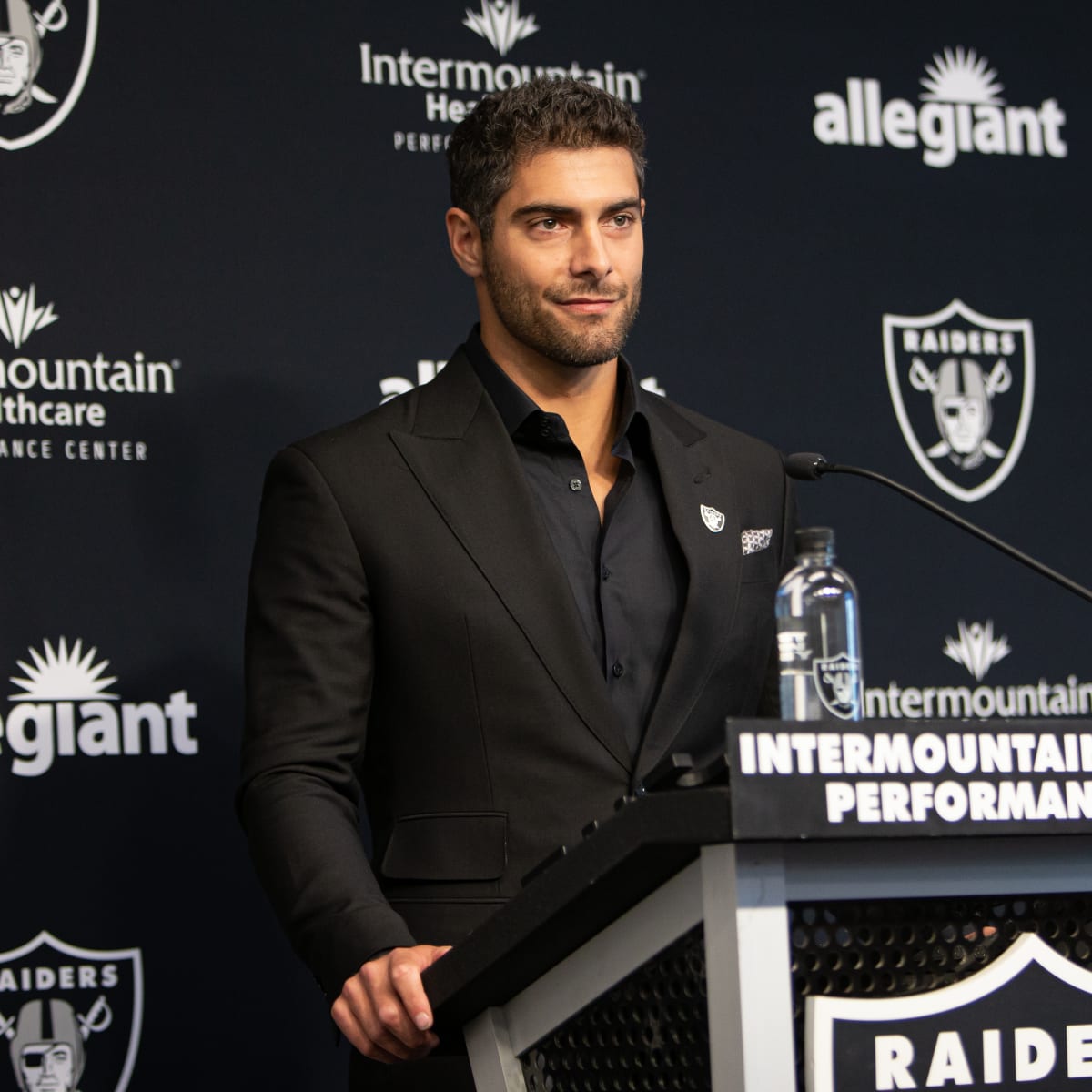 Jimmy Garoppolo Las Vegas Raiders Men's Legend Olive Salute to