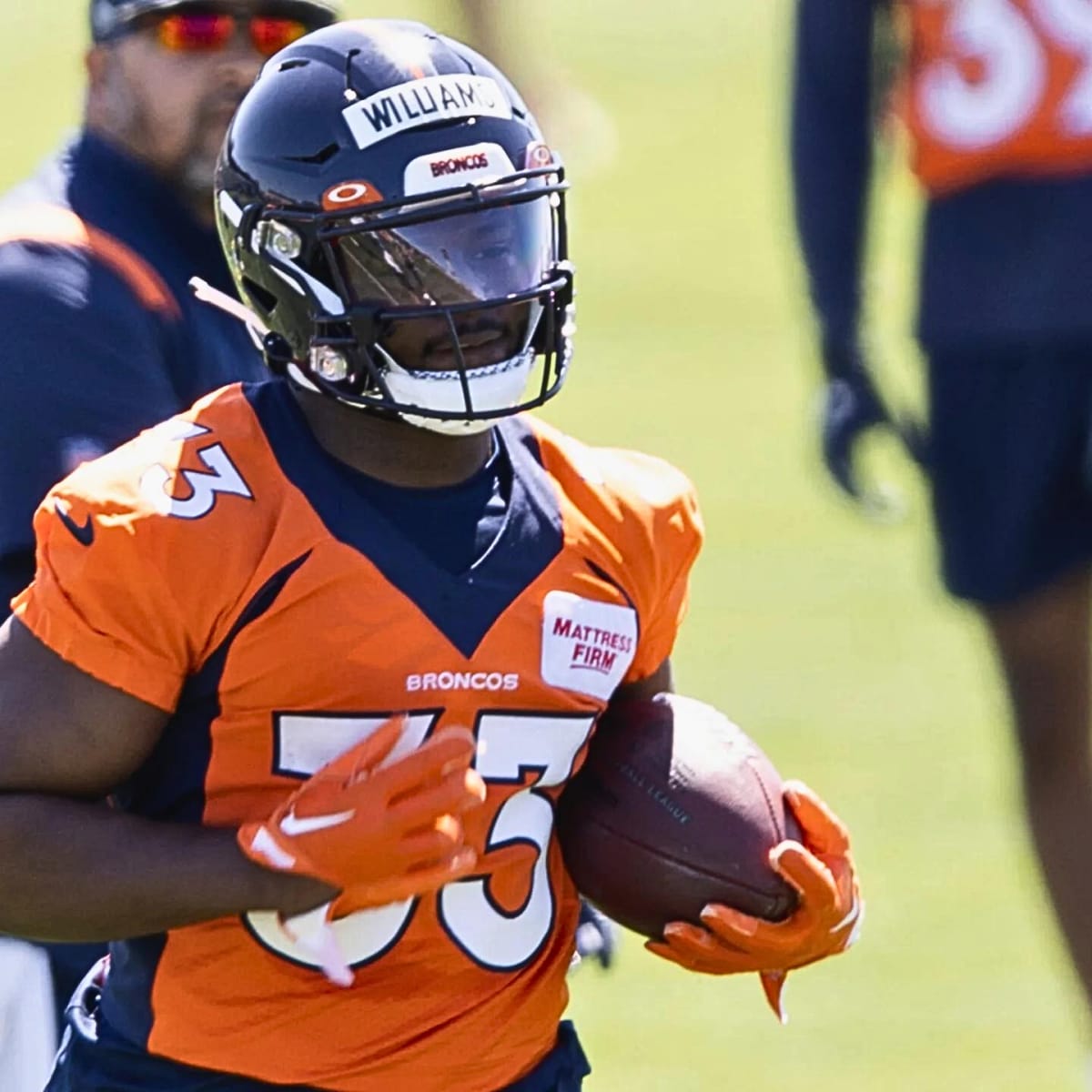 Broncos RB Javonte Williams involved in OTAs less than eight