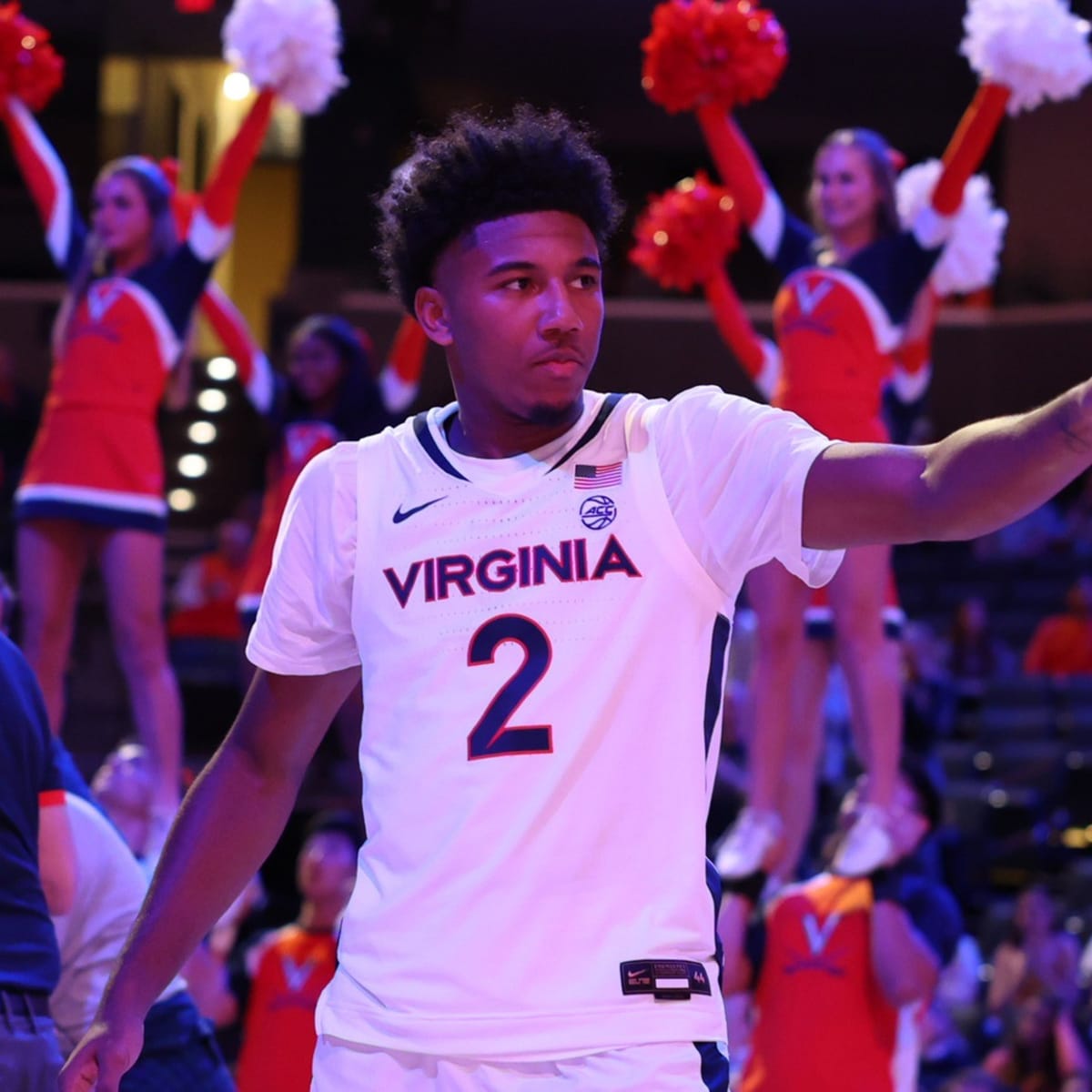 UVA basketball's Reece Beekman flashes at the NBA Combine