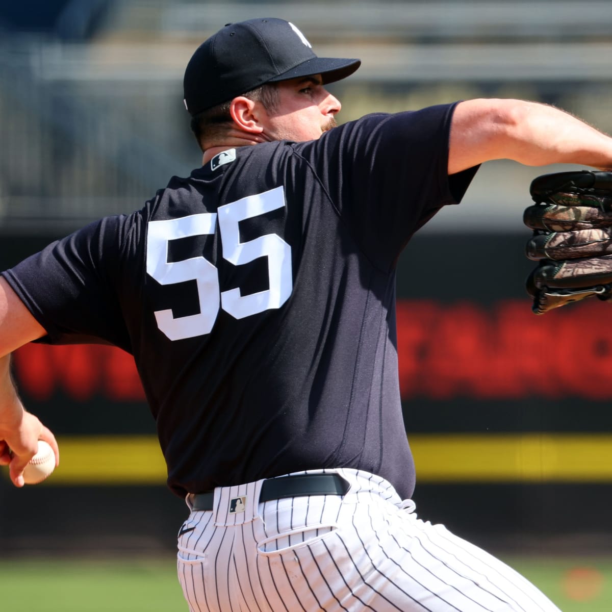 Yankees' Carlos Rodon throws to hitters in next rehab step
