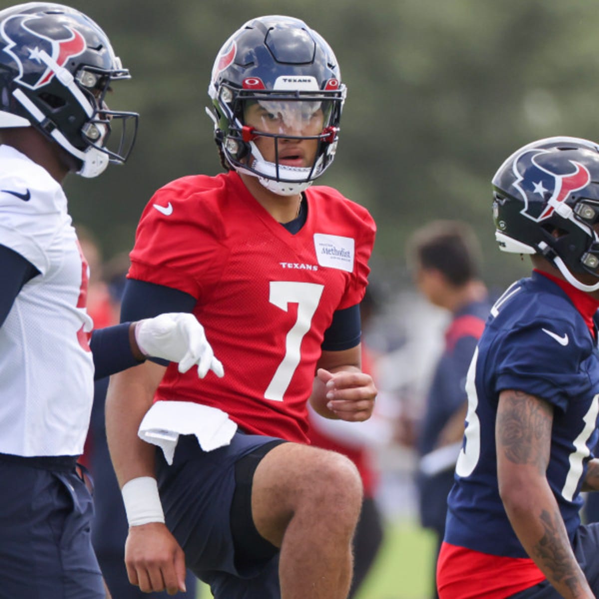 Texans rookies C.J. Stroud, Will Anderson at NFLPA jersey reveal party