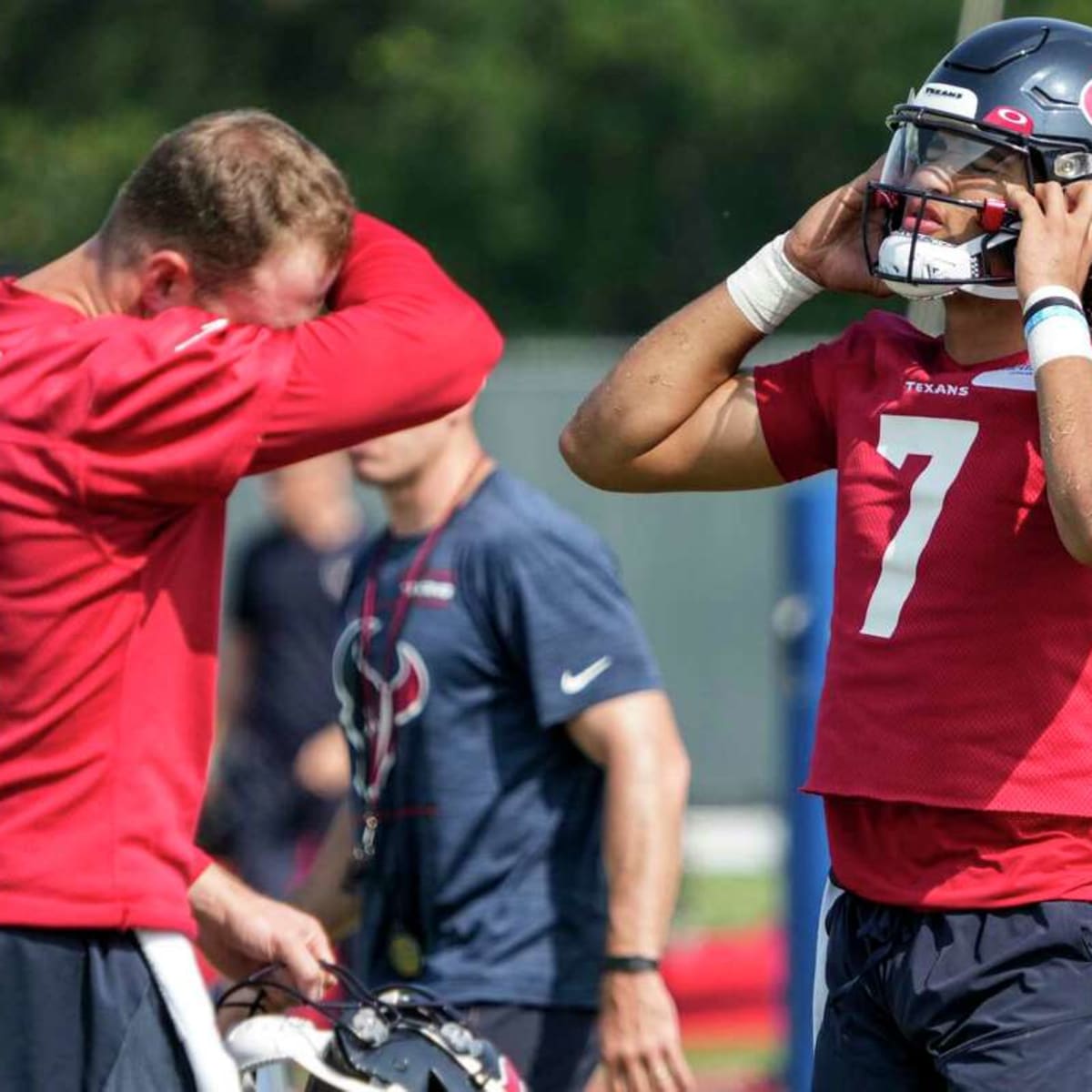 Houston Texans Training Camp Day 2 ! QB Competition! 