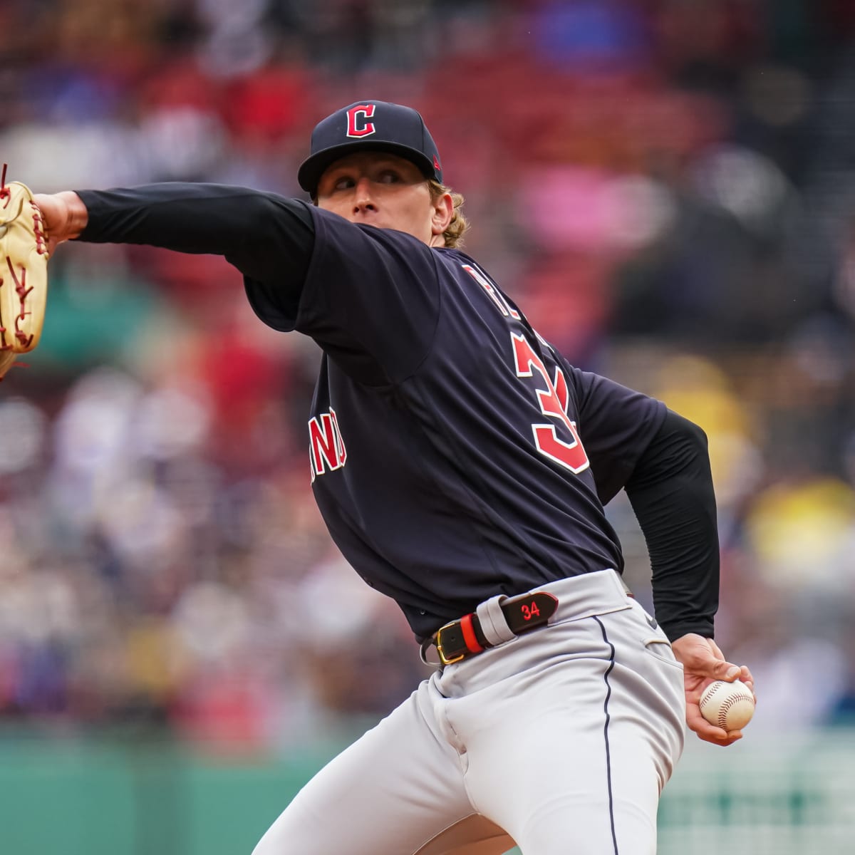 Indians pitcher breaks his thumb after 'aggressively' removing his shirt 