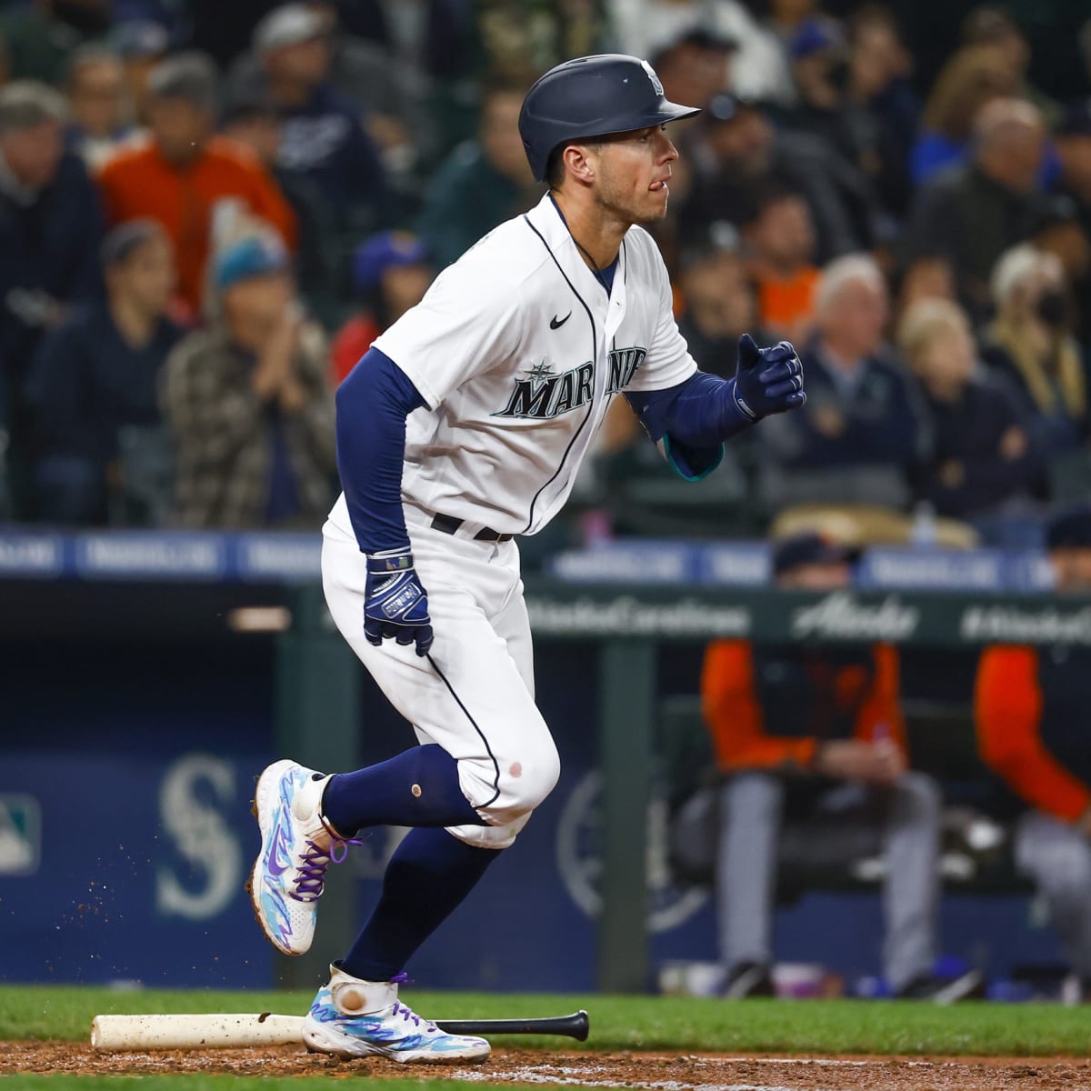 Sam Haggerty: Hit Mariner's first Inside The Park Home Run in 15