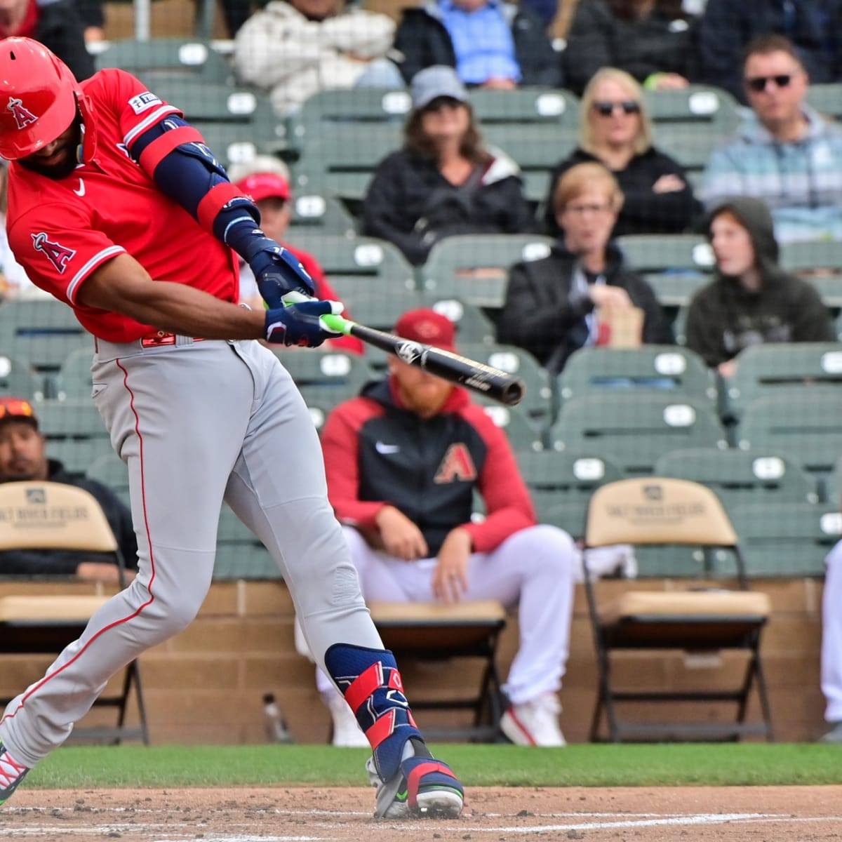 Jo Adell homers in season debut as Angels sweep Cubs