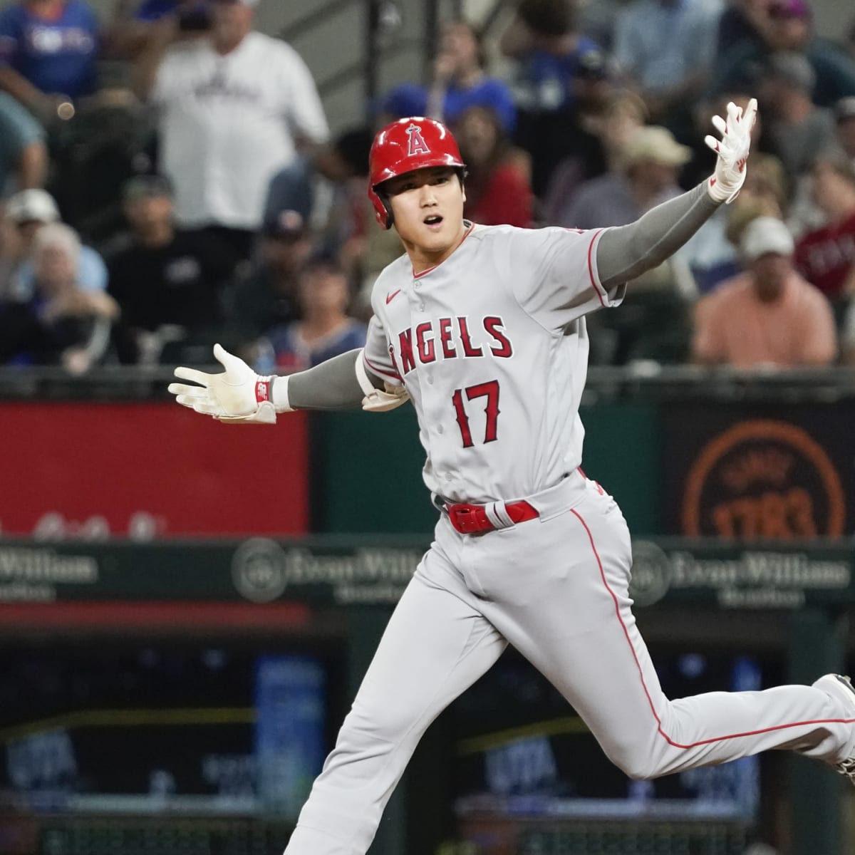 Los Angeles Angels All-Star Shohei Ohtani hits it out of the park