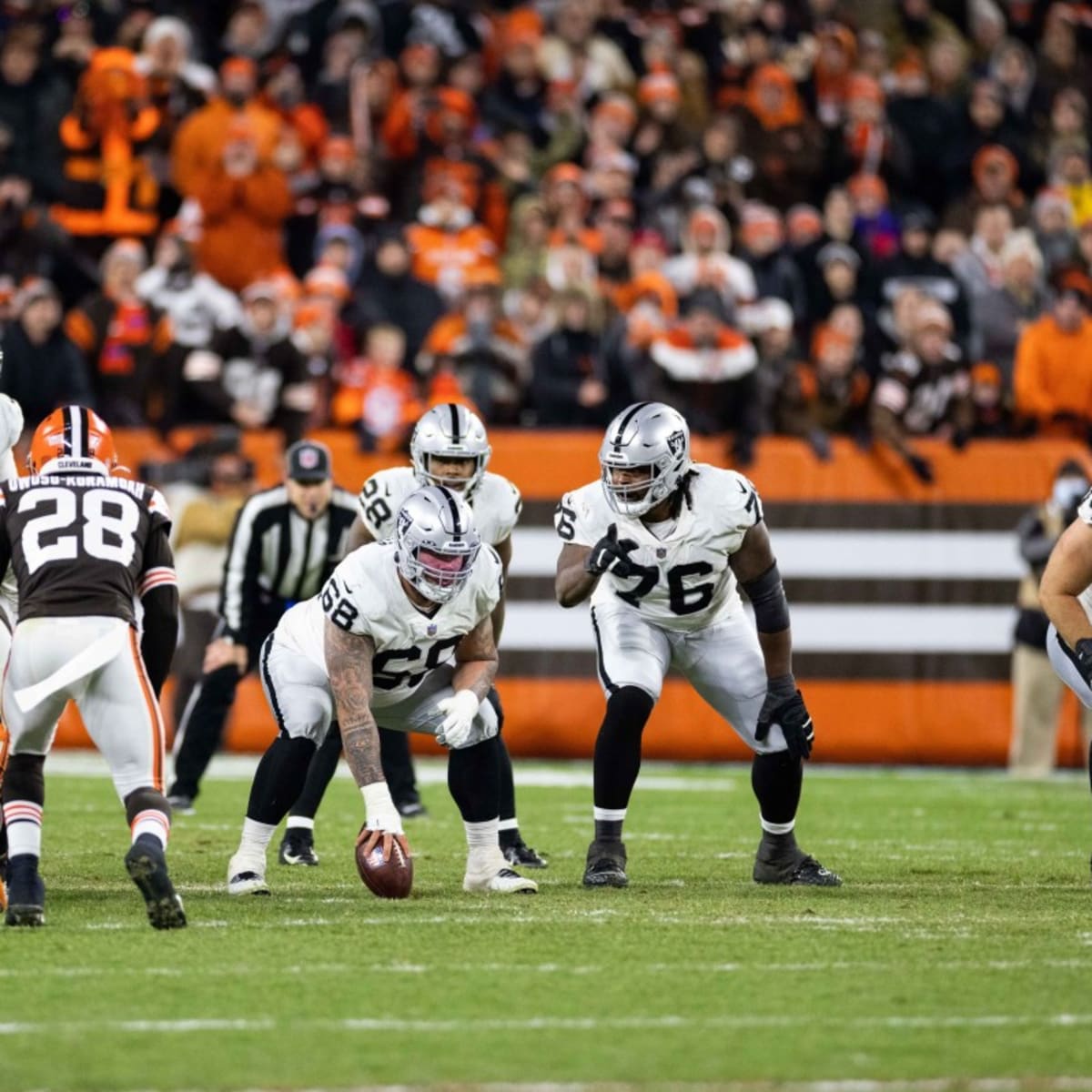 Raiders News: PFF ranks the Raiders' offensive line as 24th - Silver And  Black Pride