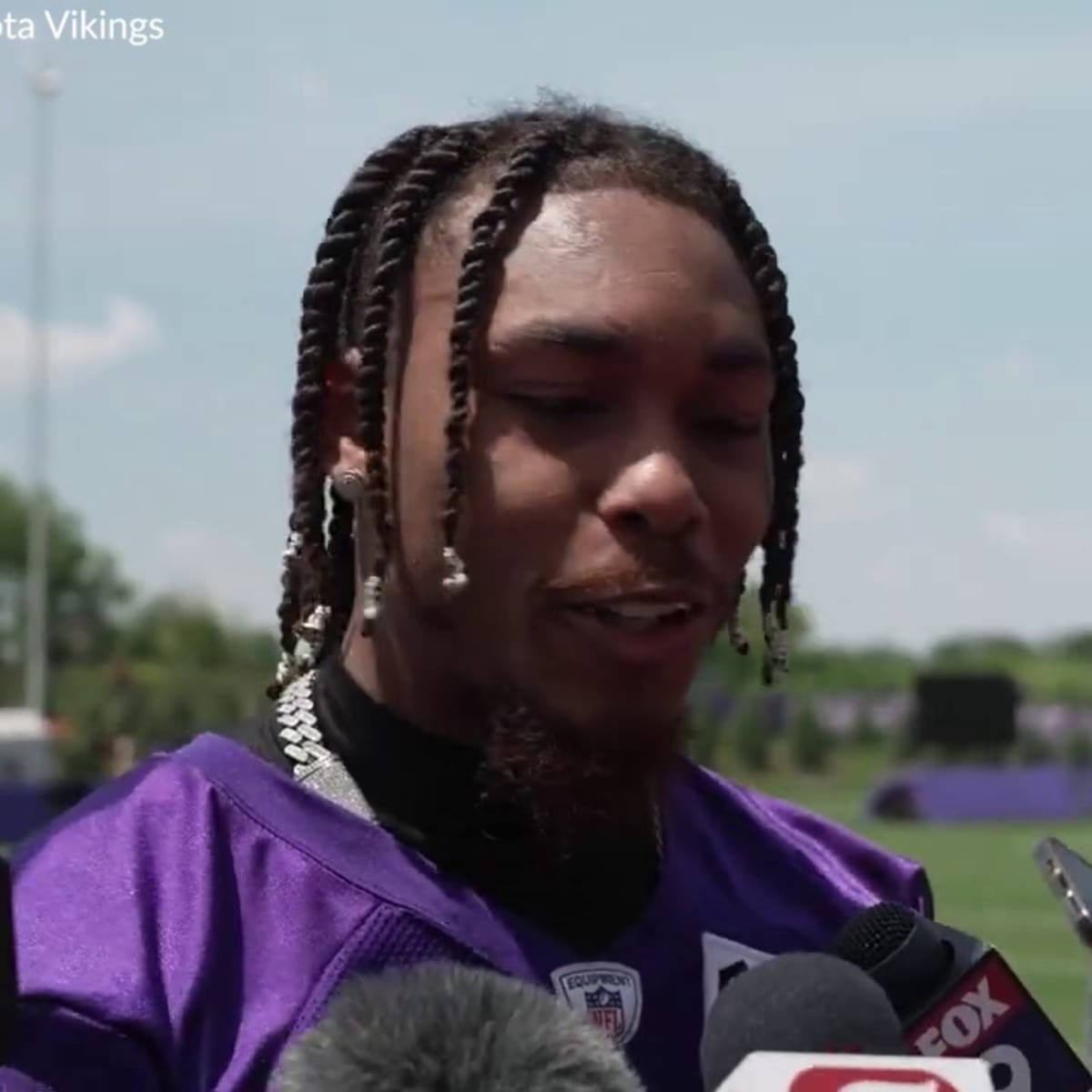 Justin Jefferson explains absence from Vikings OTAs, deflects contract  questions - Sports Illustrated Minnesota Vikings News, Analysis and More