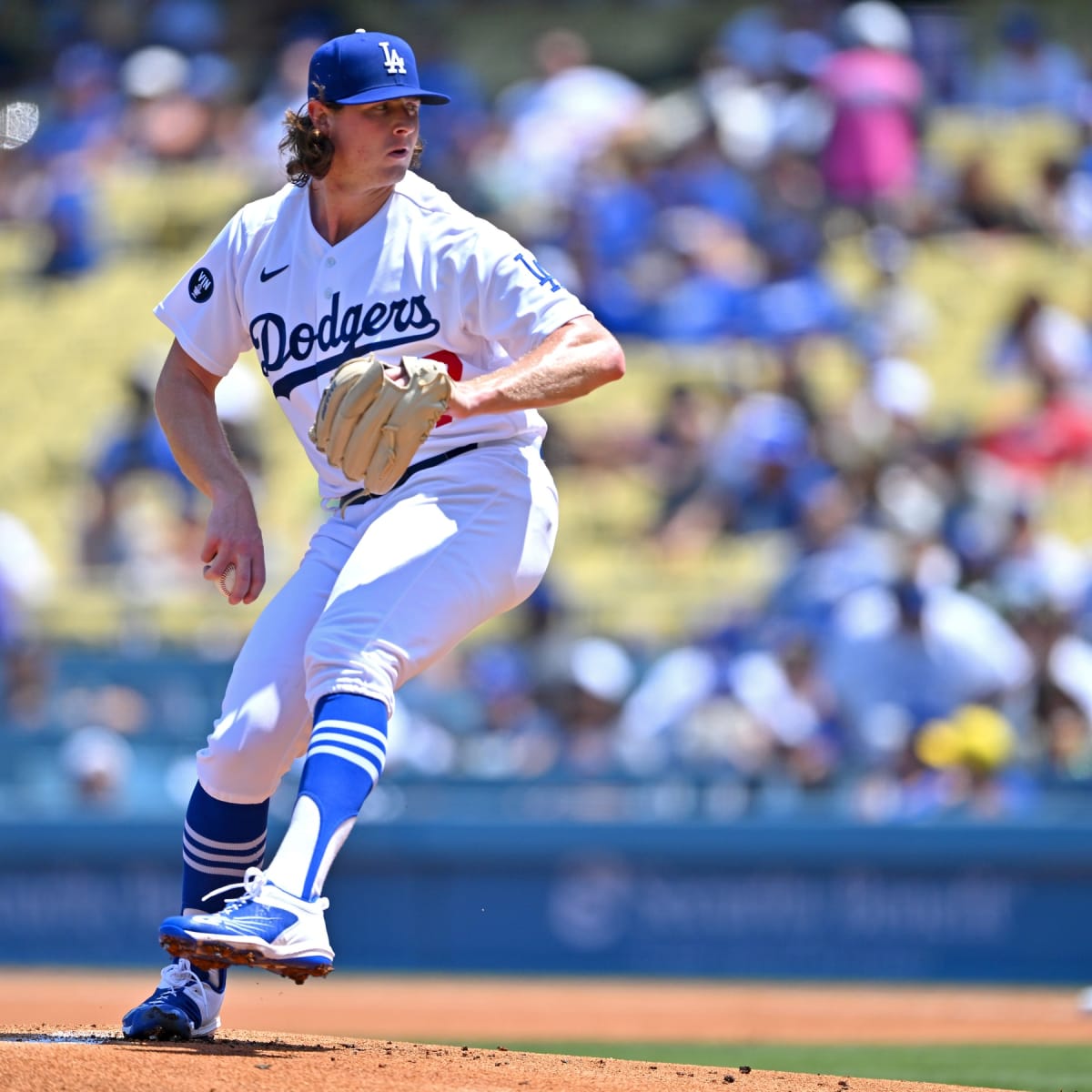 Dodgers' Ryan Pepiot works to address command issues – Orange County  Register