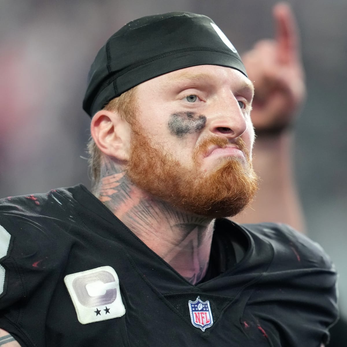 East Rutherford, New Jersey, USA. 6th Dec, 2020. Las Vegas Raiders  defensive end Maxx Crosby (98) in action during the NFL game between the  Las Vegas Raiders and the New York Jets