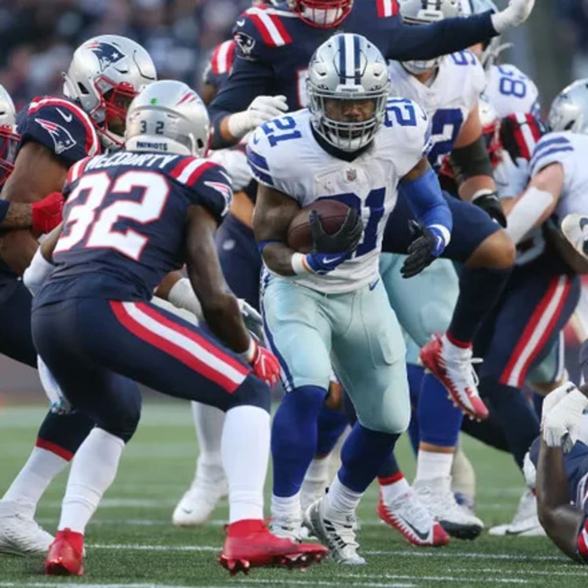 New England Patriots Ezekiel Elliott Endures Dreary Dallas Cowboys