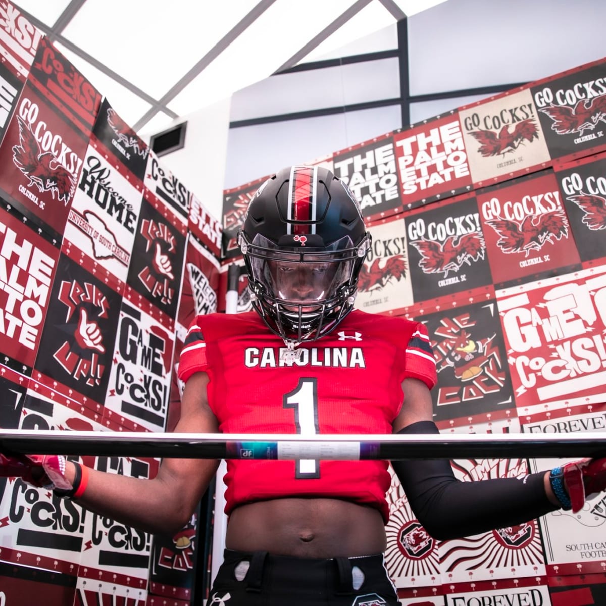 South Carolina Gamecocks Concept Football Helmet Ideas.