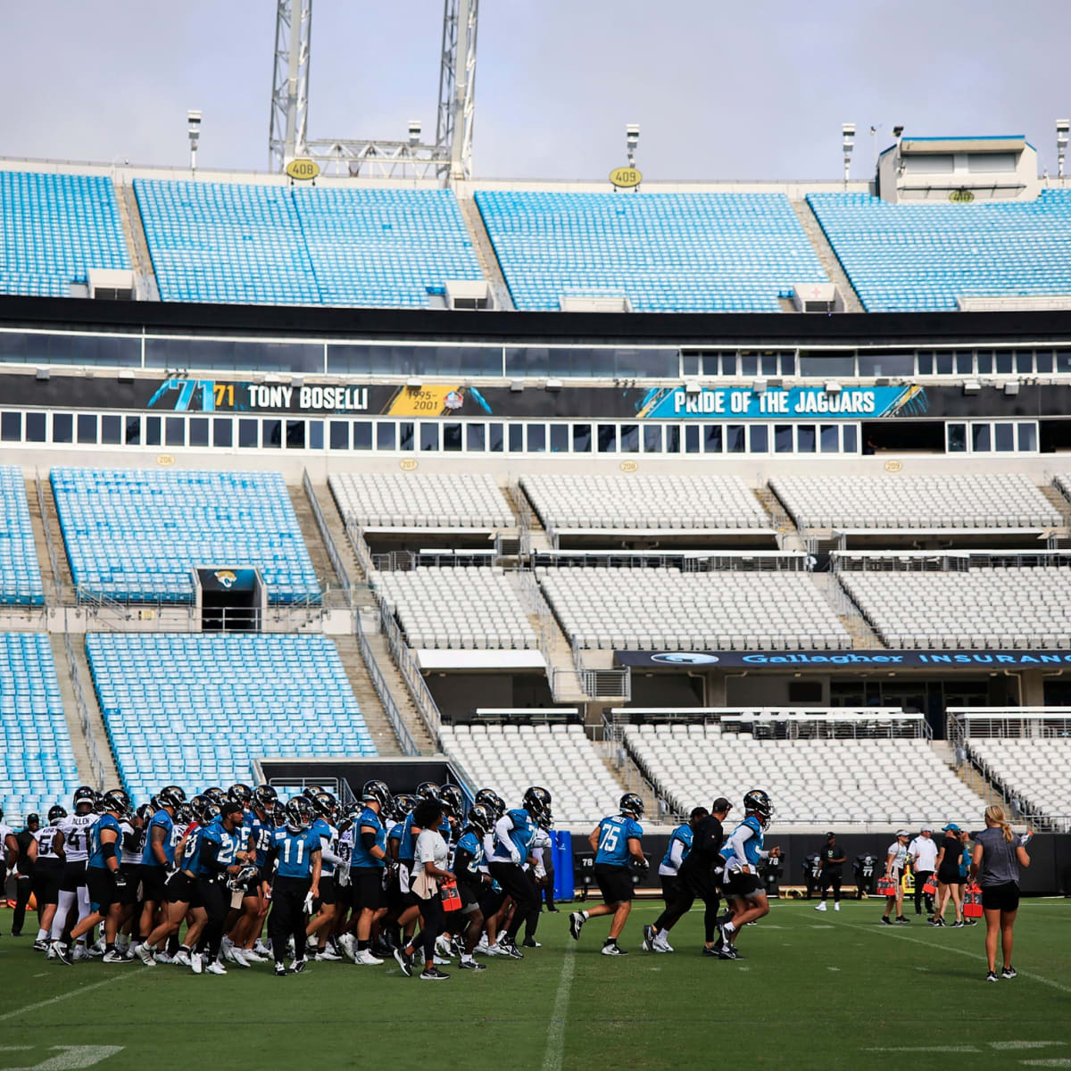 Jacksonville Jaguars first day nfl minicamp at TIAA Bank Field 2023