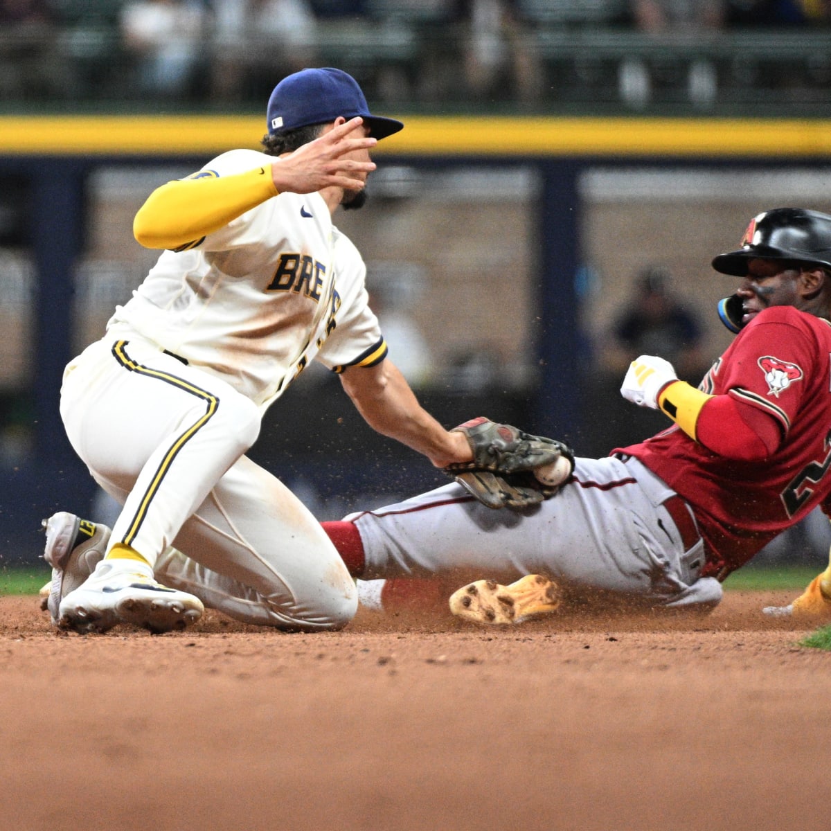 Images from the Brewers' 8-2 loss to the Twins on Sunday