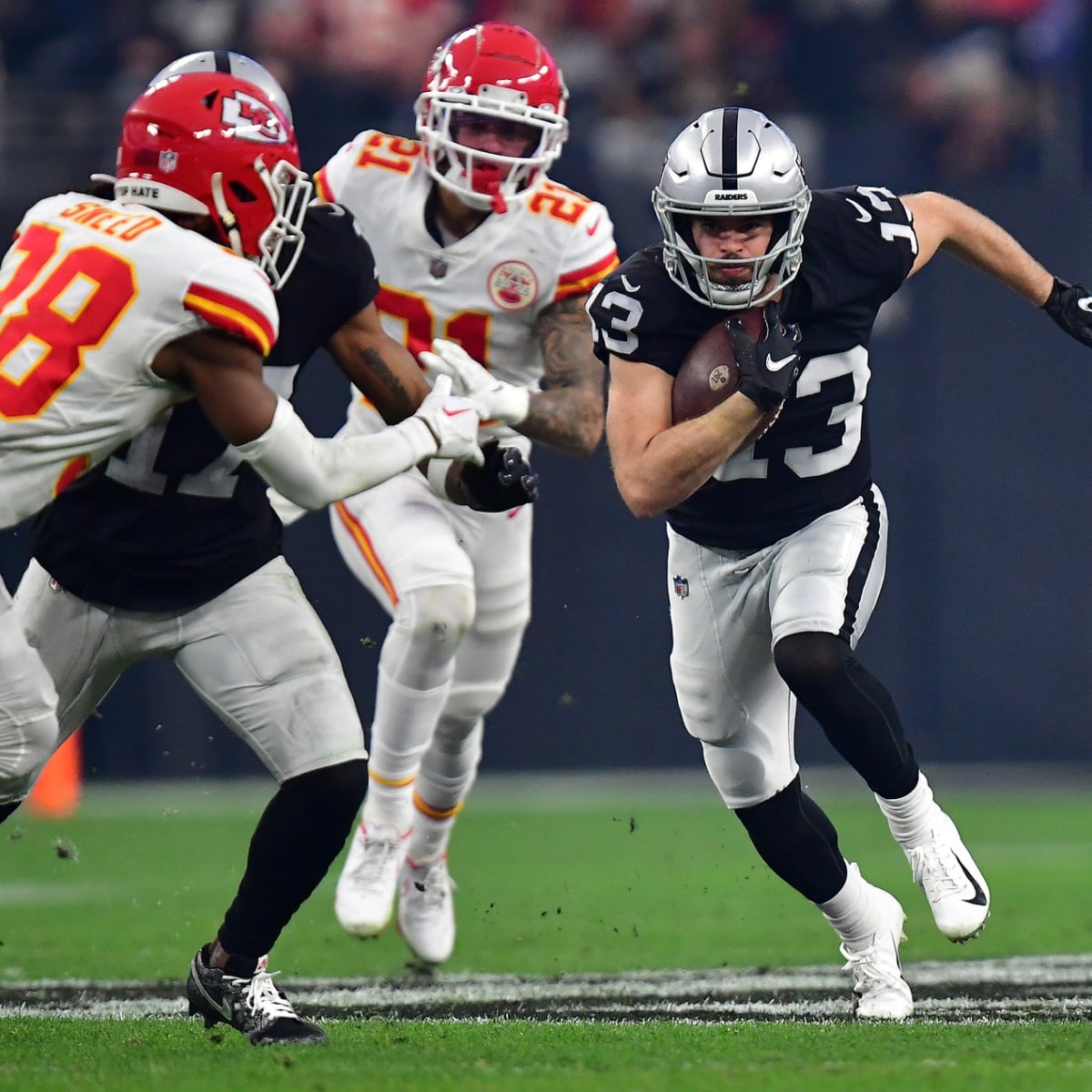 Raiders News: PFF believes Hunter Renfrow's targets will - Silver And Black  Pride