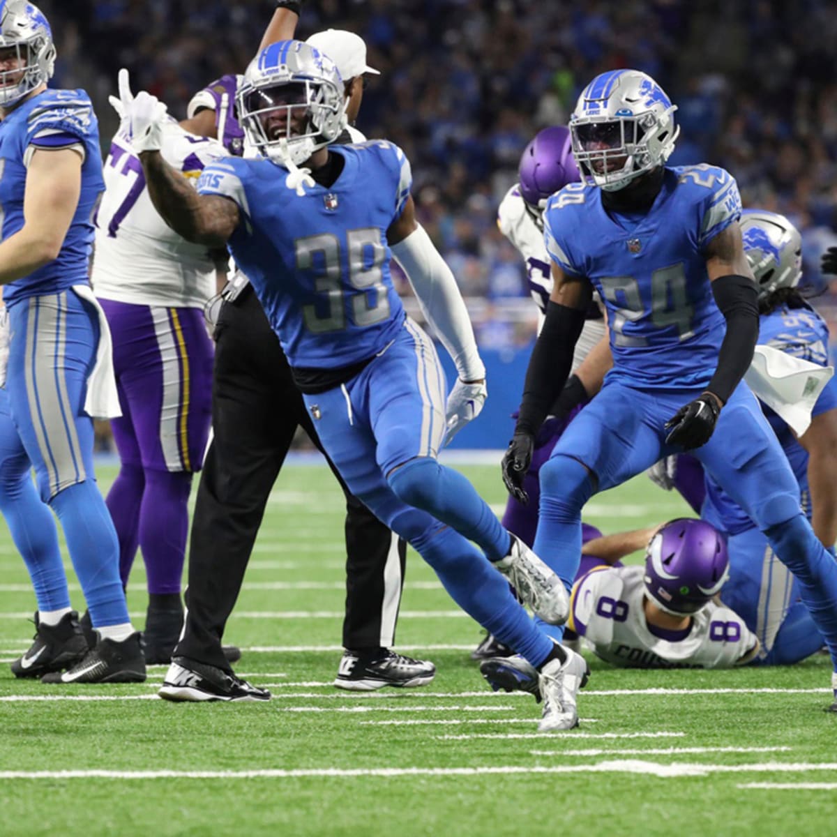 Detroit Lions second-year CB Jerry Jacobs excited to play snaps on defense  this week