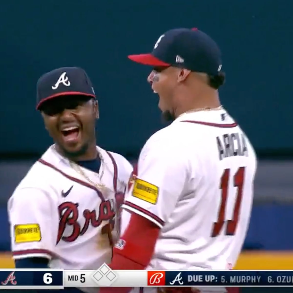Ozzie Albies, Orlando Arcia highlight: Braves infield duo teams up
