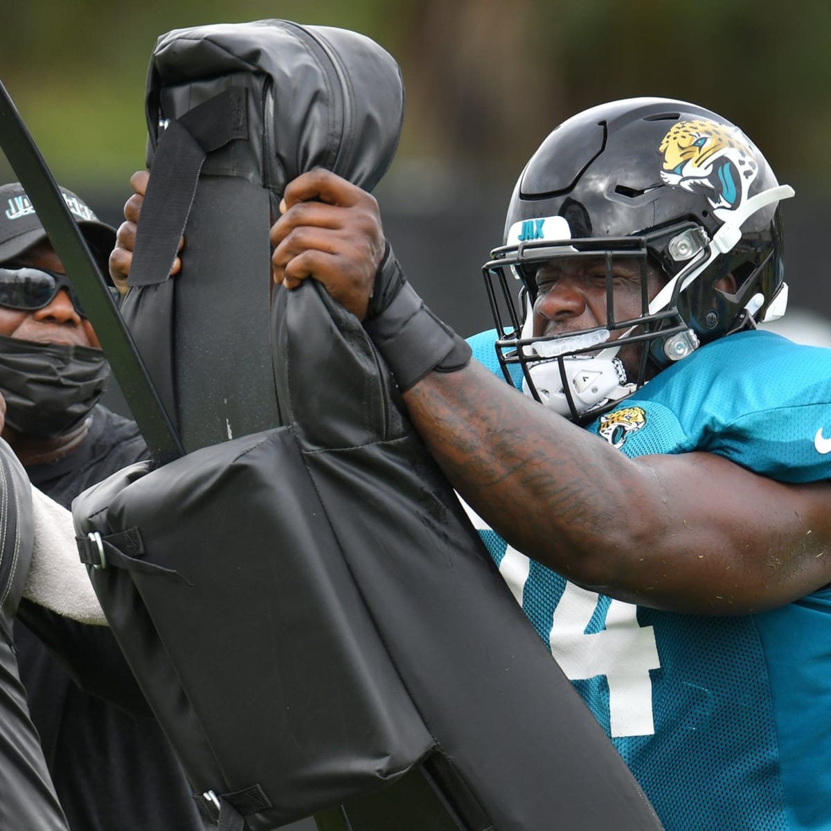 Jaguars OT Cam Robinson is being suspended four games for