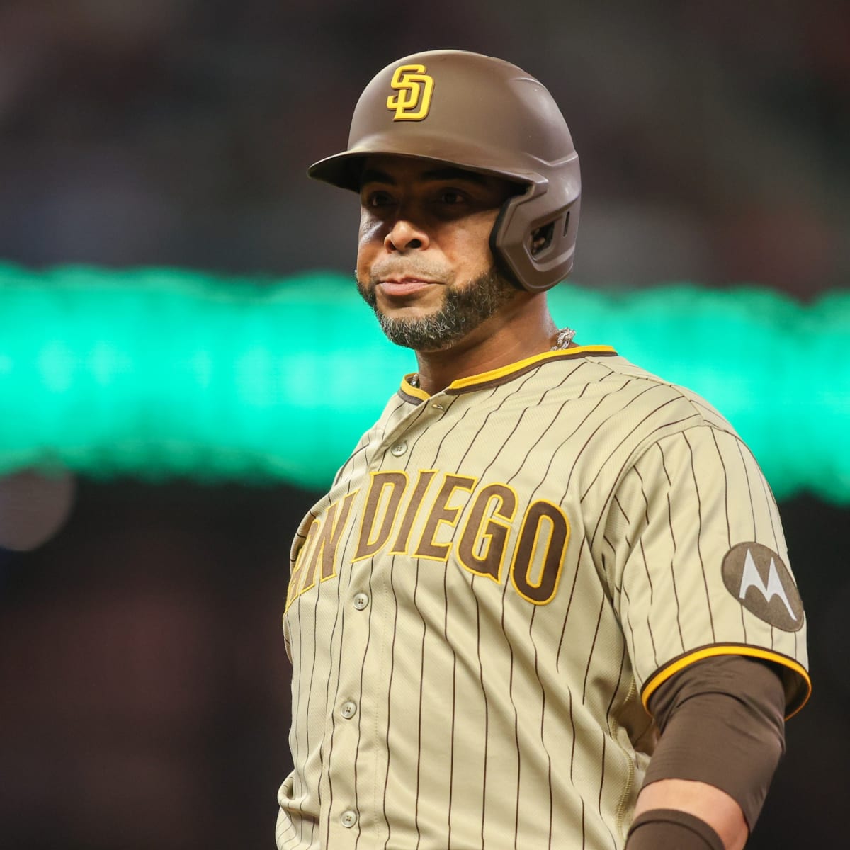 This is a 2023 photo of Nelson Cruz of the San Diego Padres baseball team.  This image reflects the San Diego Padres active roster as of Thursday, Feb.  24, 2023, when this