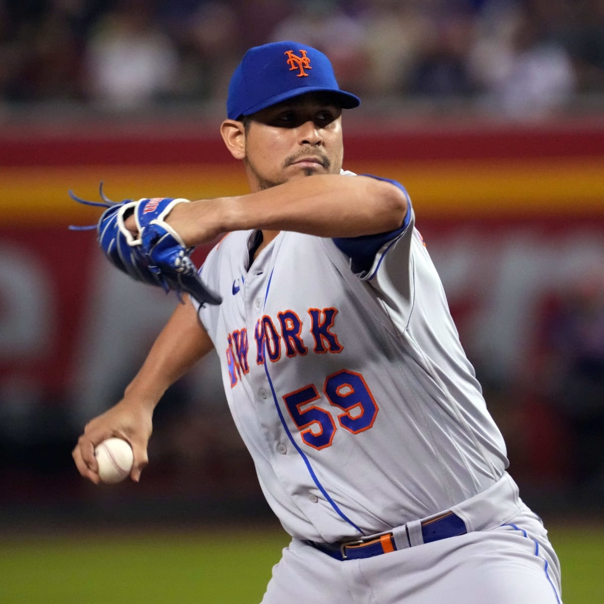 Carlos Carrasco crumbles again in Mets' loss to Dodgers