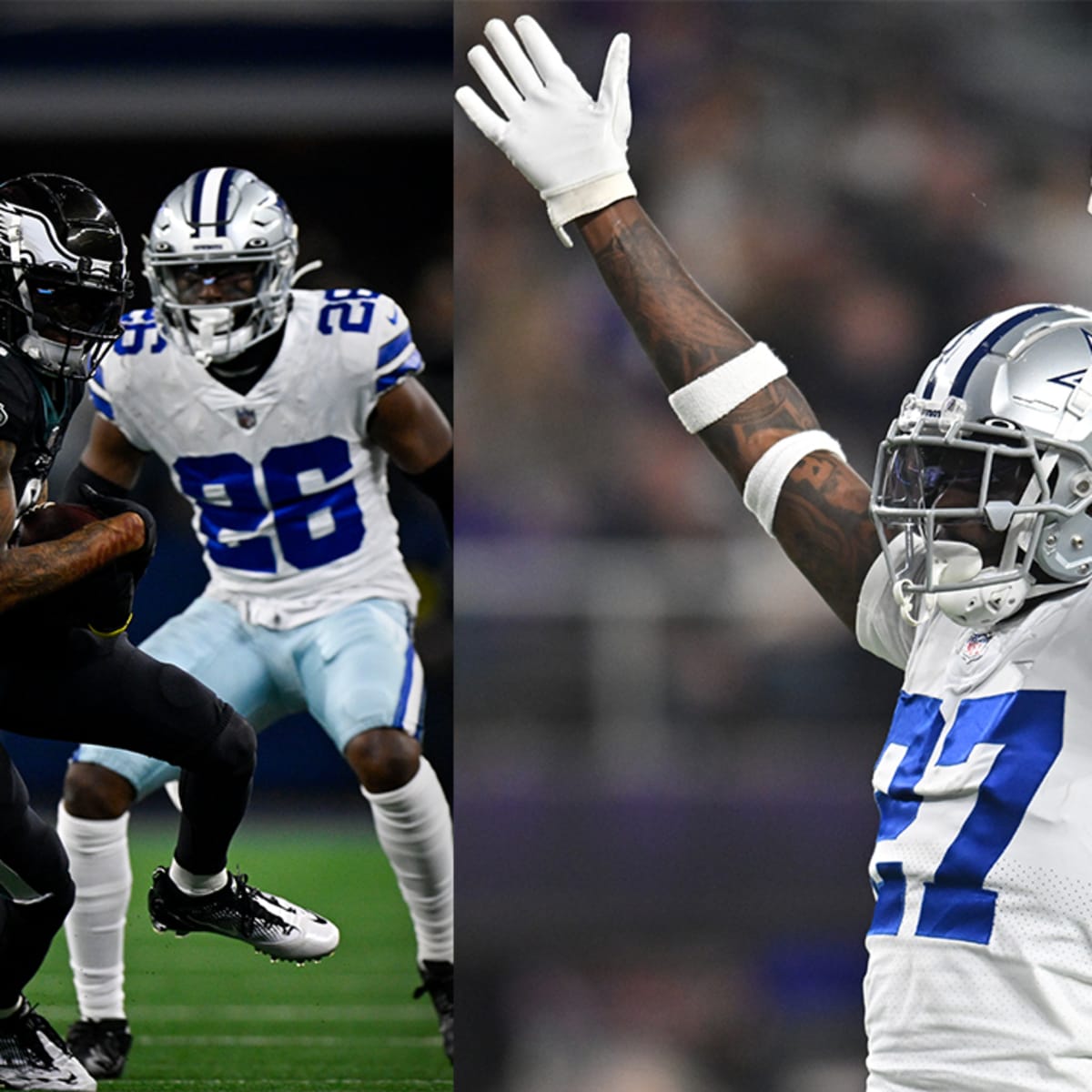 Can't Miss-Play: Dallas Cowboys cornerback Trevon Diggs gifts DaRon Bland  with a 22-yard pick-six after Diggs' huge hit on Barkley springs ball in air