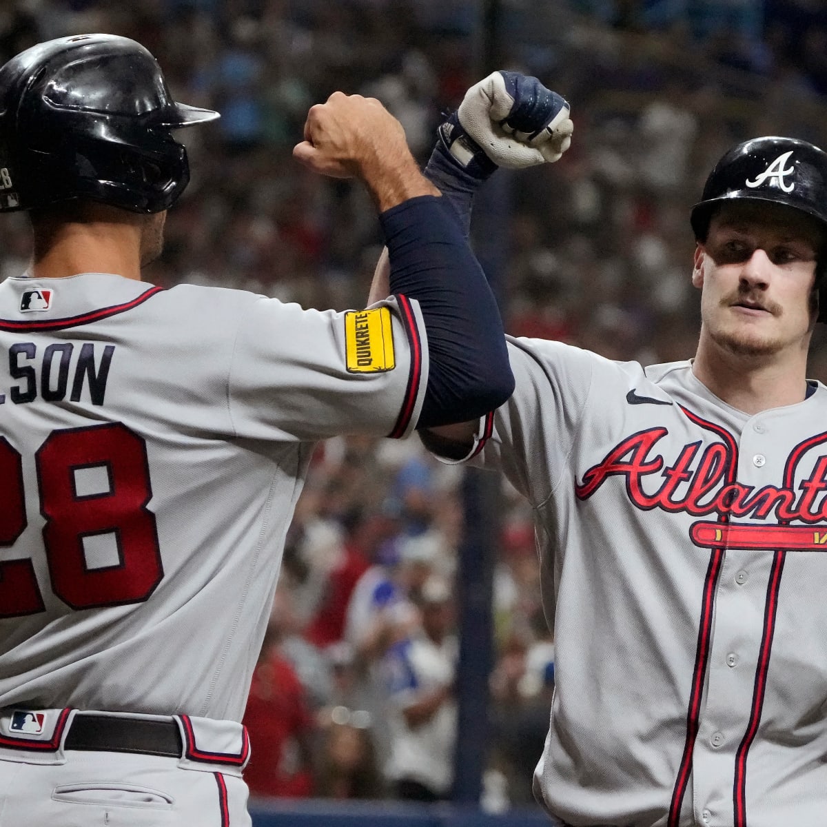Fried dominates, retires first 14, as Braves edge Rays 2-1