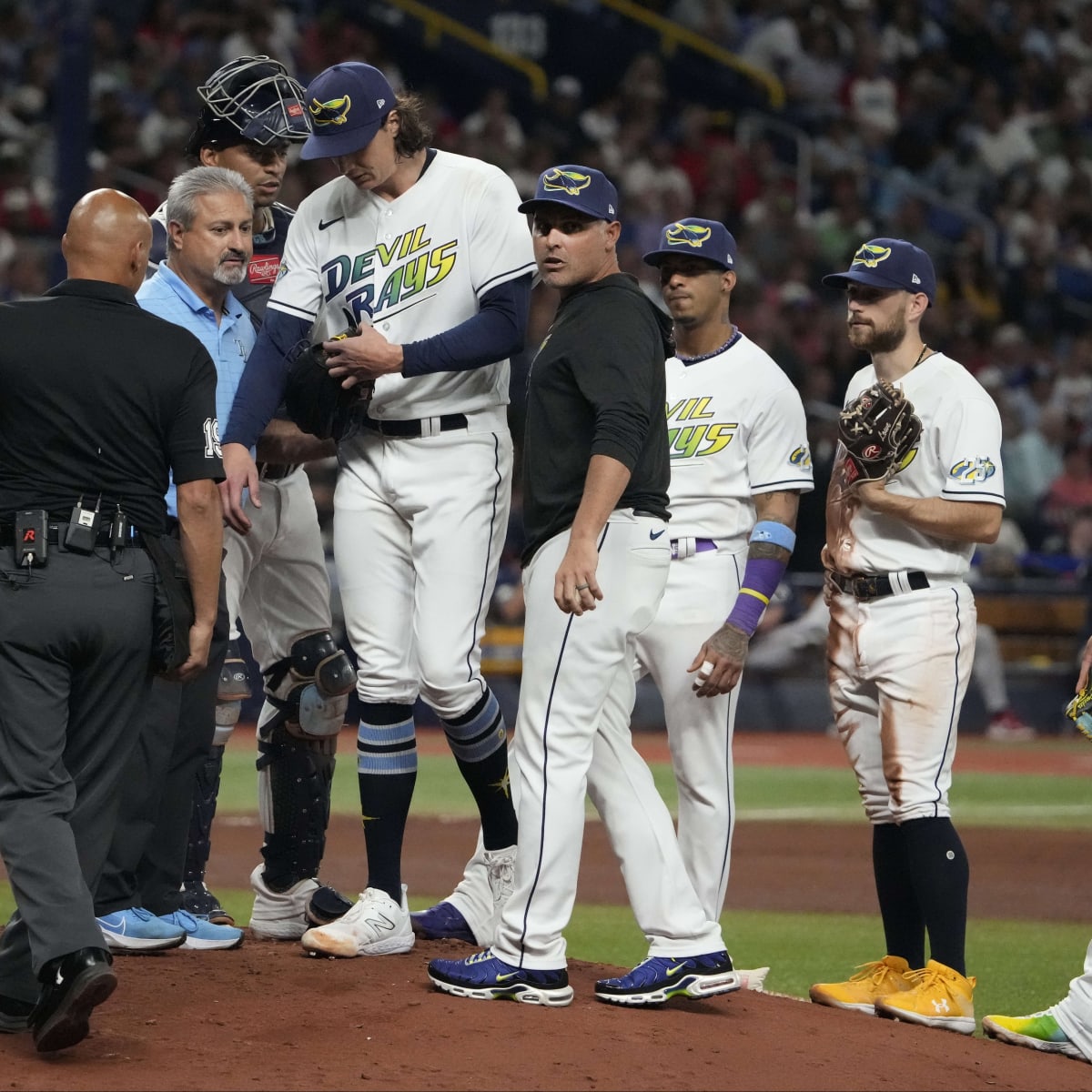 FOX Sports: MLB on X: The Rays announced they will wear their Devil Rays retro  uniforms every Friday home game this season 