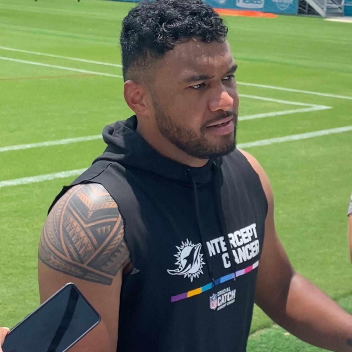 Tua Tagovailoa explains his new arm-sleeve tattoo 