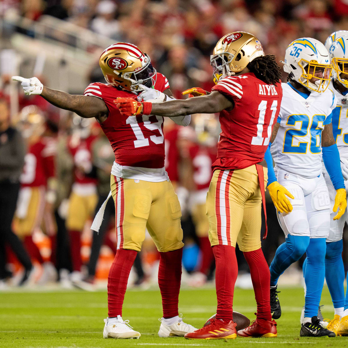 Brandon Aiyuk news: Why 49ers second-year WR took a backseat to Deebo  Samuel in Week 1 - DraftKings Network