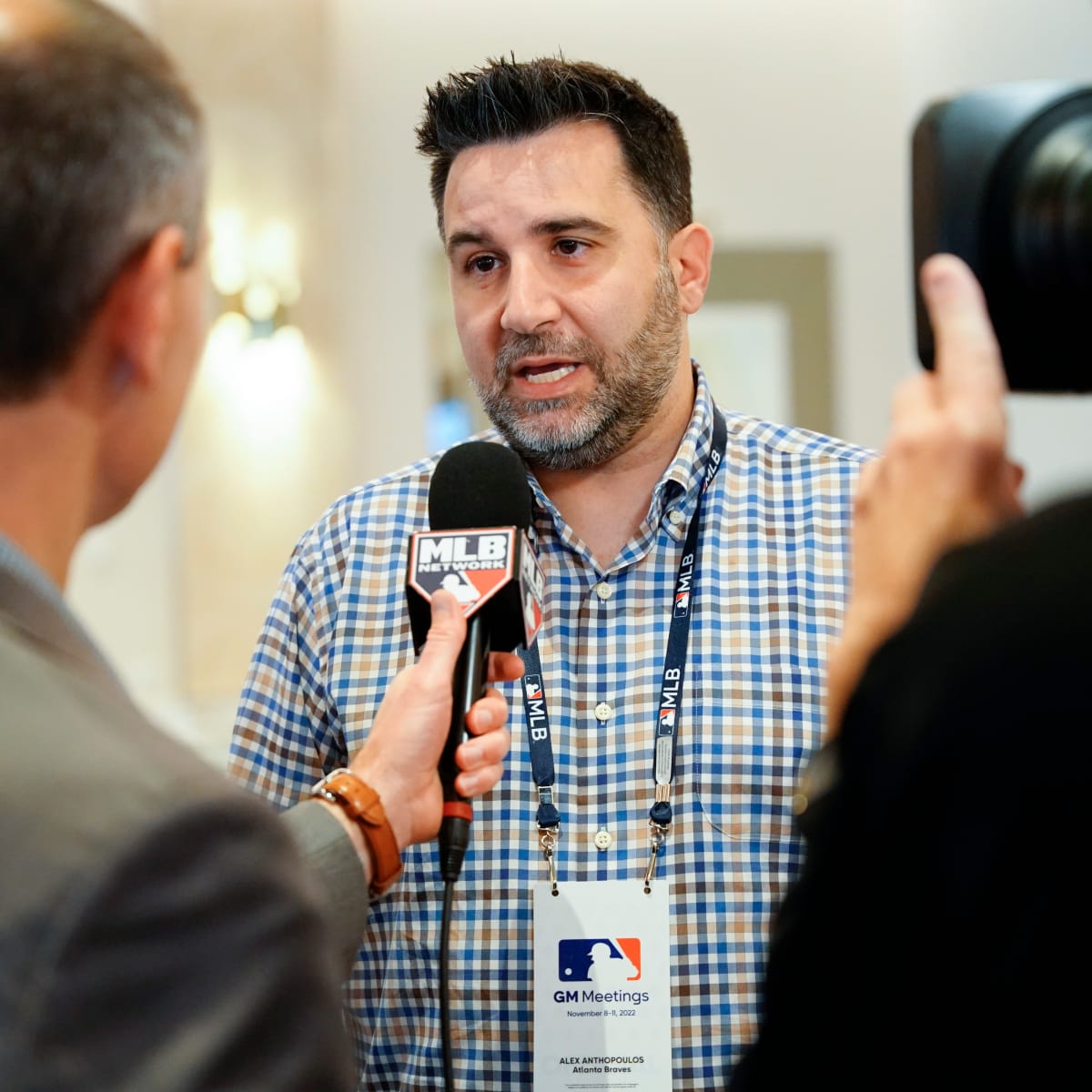 Anthopoulos starting to answer questions for 2024